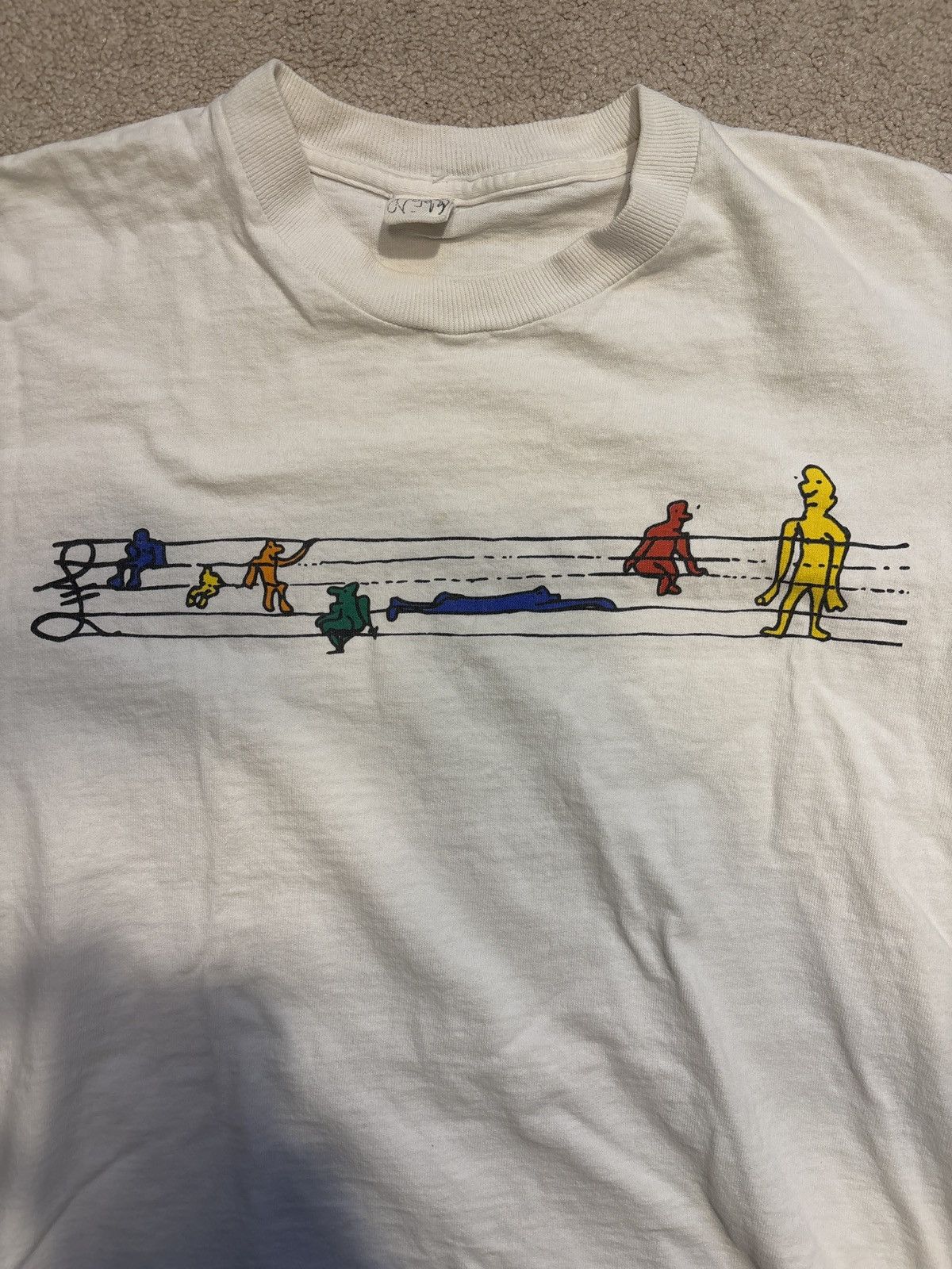 Vintage VERY RARE 90’s John Lennon Music Note Tee Size US M / EU 48-50 / 2 - 4 Thumbnail