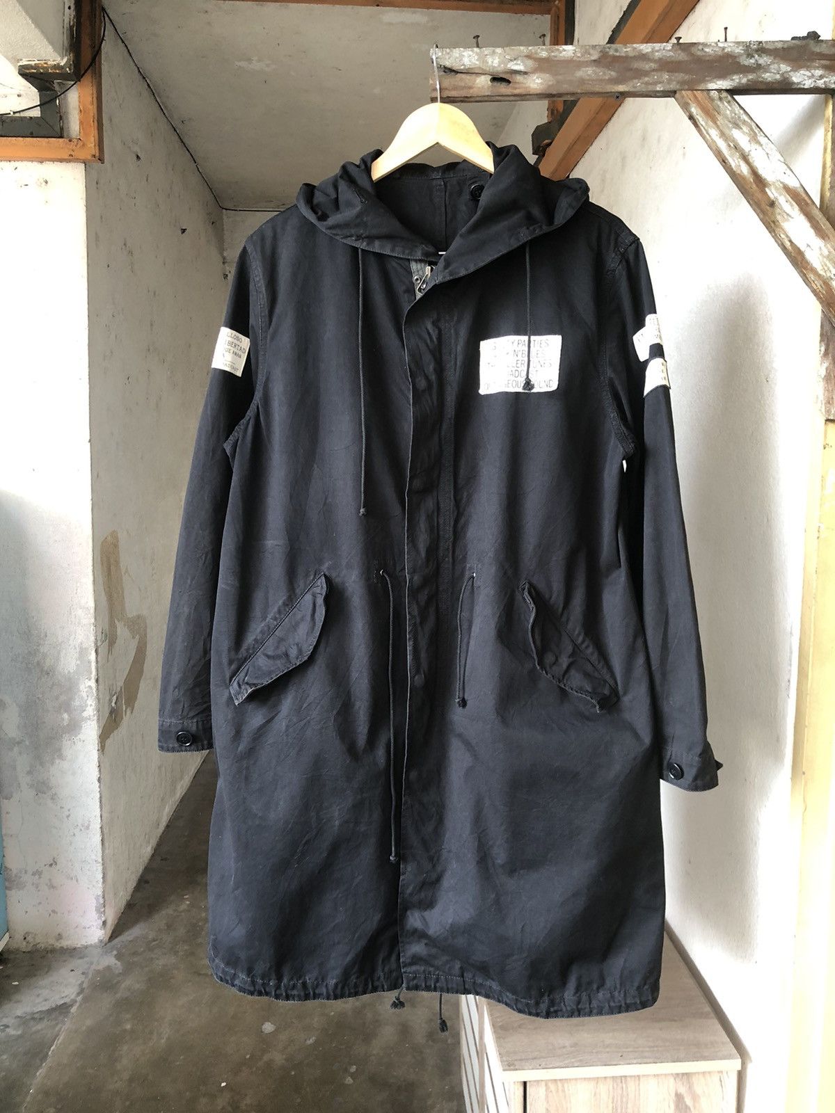 Wacko Maria Vintage Guilty Parties Big Print "I am very Good" Parka Size US L / EU 52-54 / 3 - 3 Thumbnail