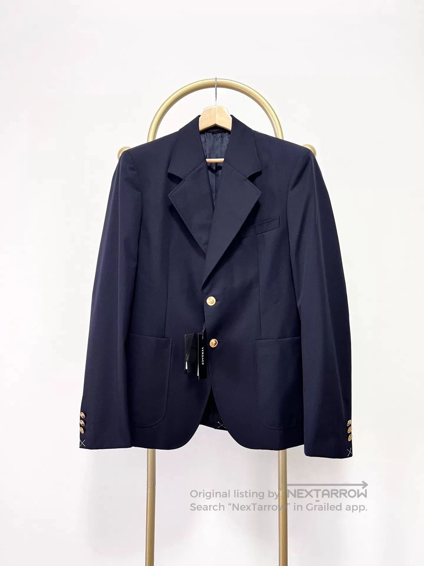 Versace Versace Men's Wool Two-Button Suit. Size US XL / EU 56 / 4 - 1 Thumbnail