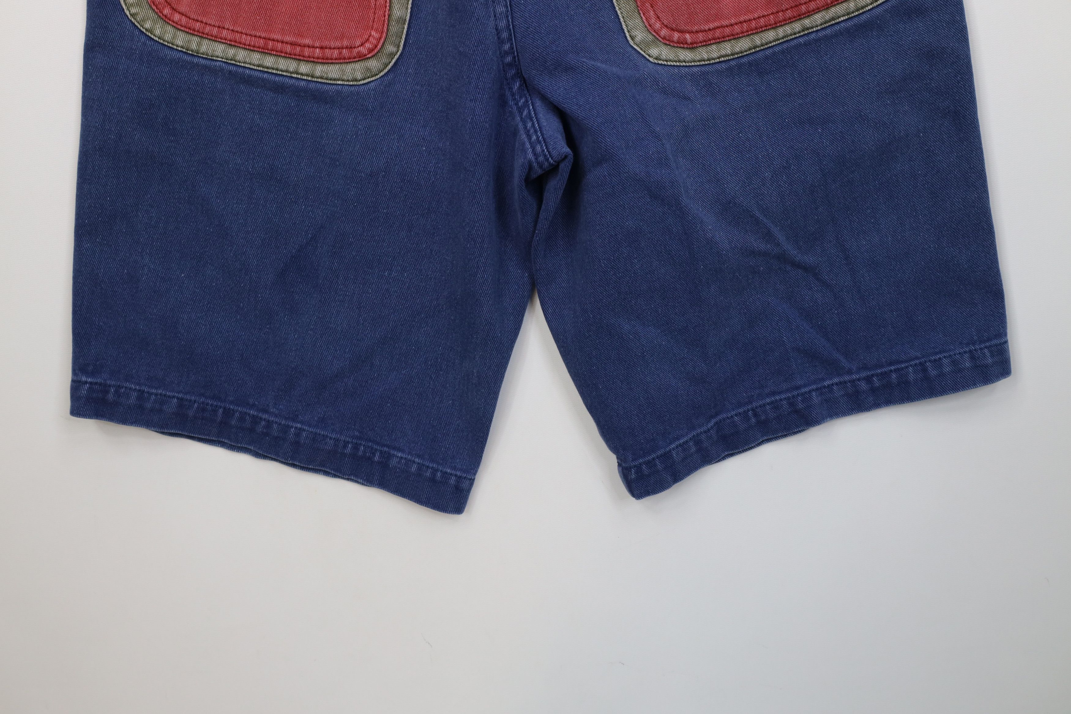 Vintage Vintage 90s Streetwear Block Above Knee Denim Jean Shorts Size US 30 / EU 46 - 12 Thumbnail