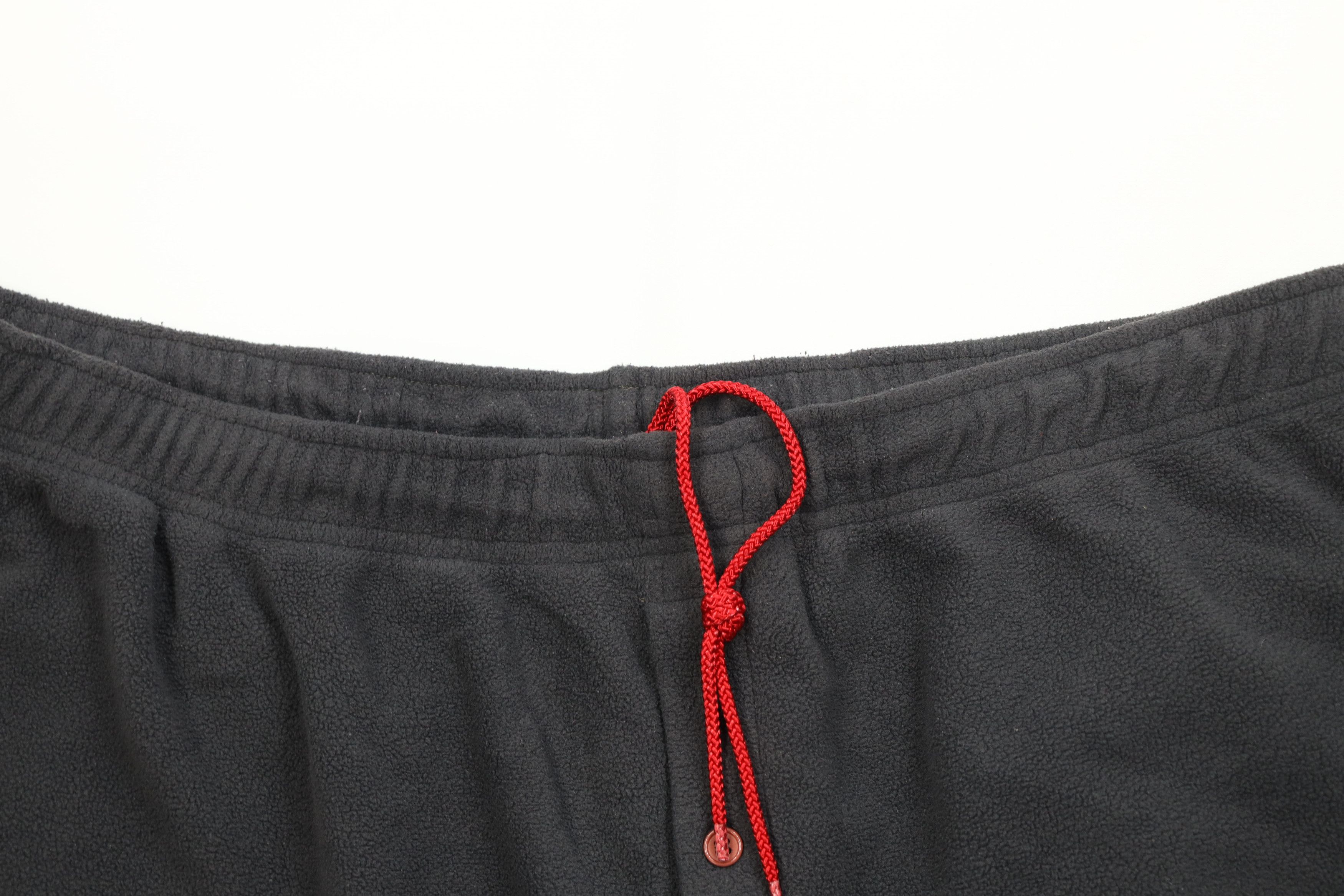 Vintage Vintage 90s Streetwear Knee Fleece Shorts Charcoal Gray Size US 36 / EU 52 - 2 Thumbnail