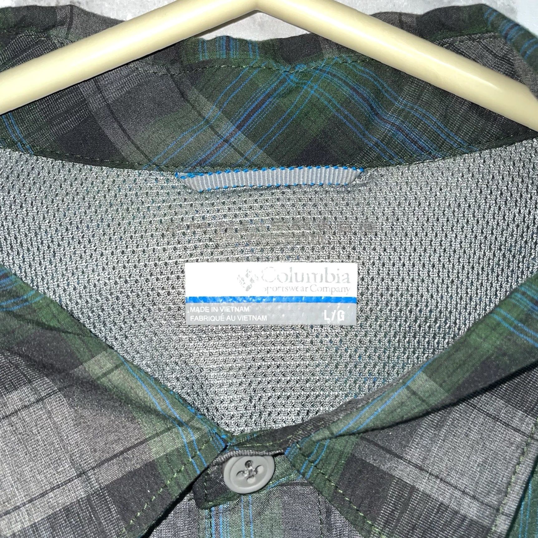 Vintage Columbia Shirt Plaid Dark Green Long Sleeve Button-Down Mens Size L Size US L / EU 52-54 / 3 - 4 Thumbnail