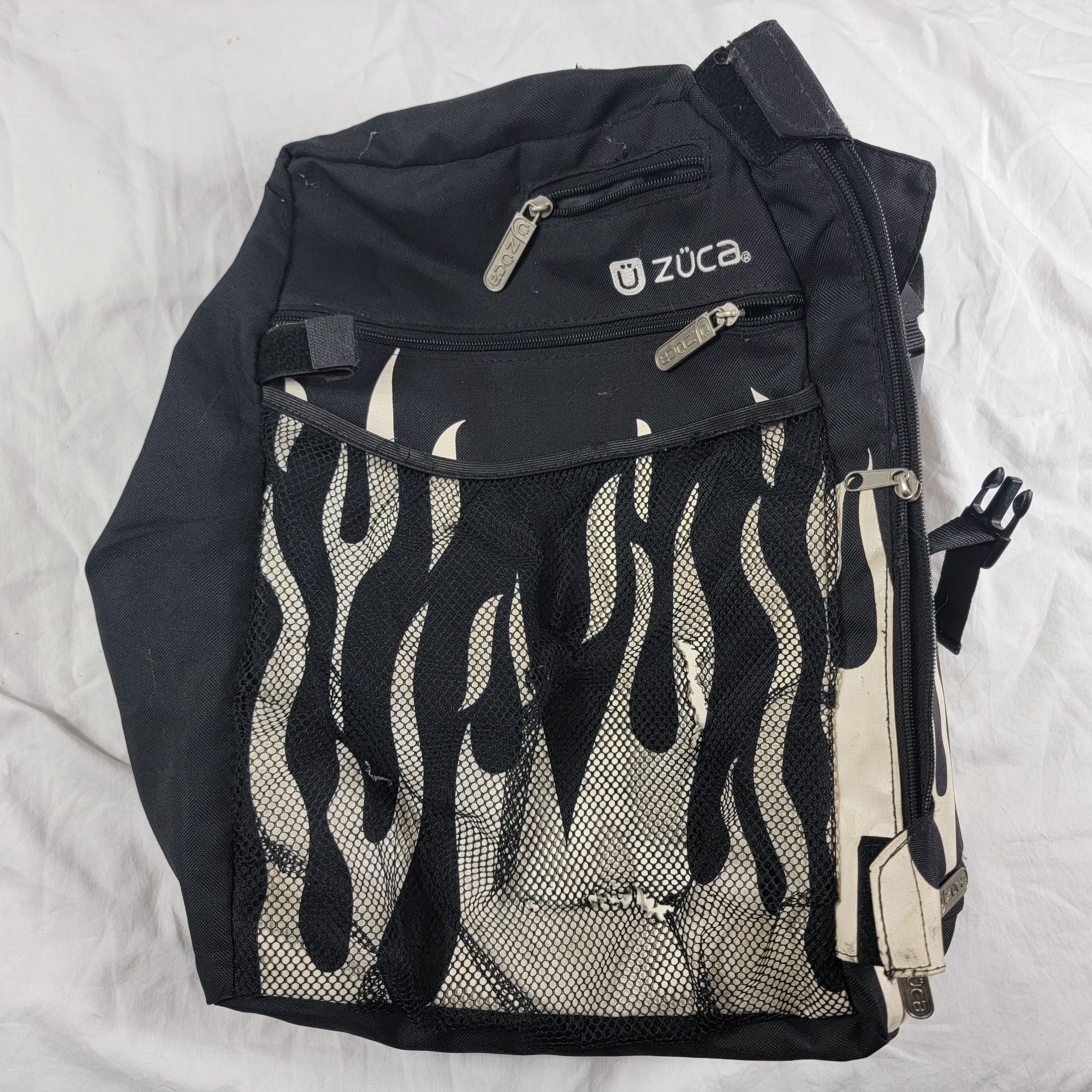 Other Zuca Black White Flame Design Insert Bag With Mesh Pockets T Size ONE SIZE - 1 Thumbnail