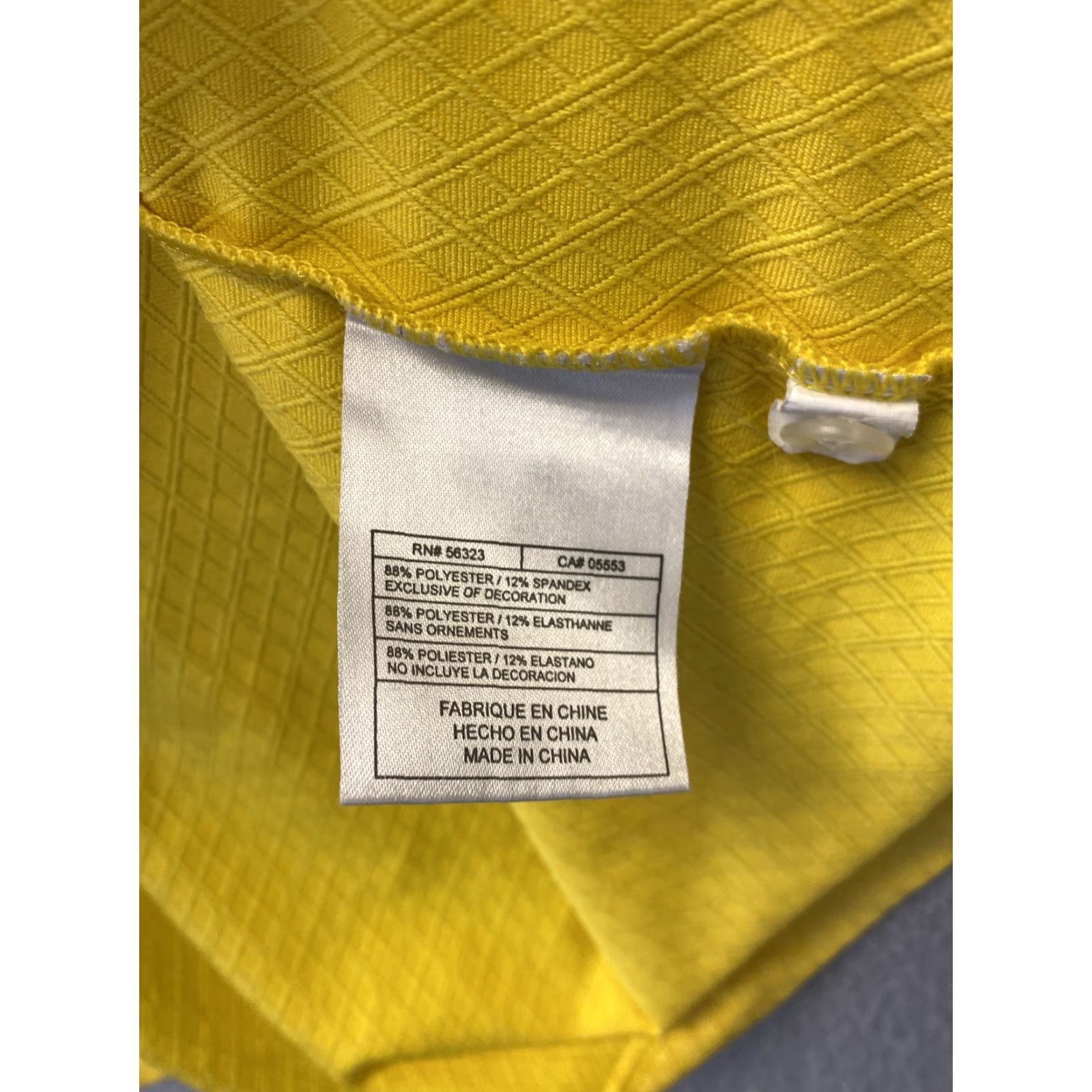 Under Armour Under Armour Polo Golf XL Men's Adult Short Sleeve Yellow Polyester 111-26 / 111-26 Golf Nike Product Line Blue? Size US XL / EU 56 / 4 - 6 Thumbnail