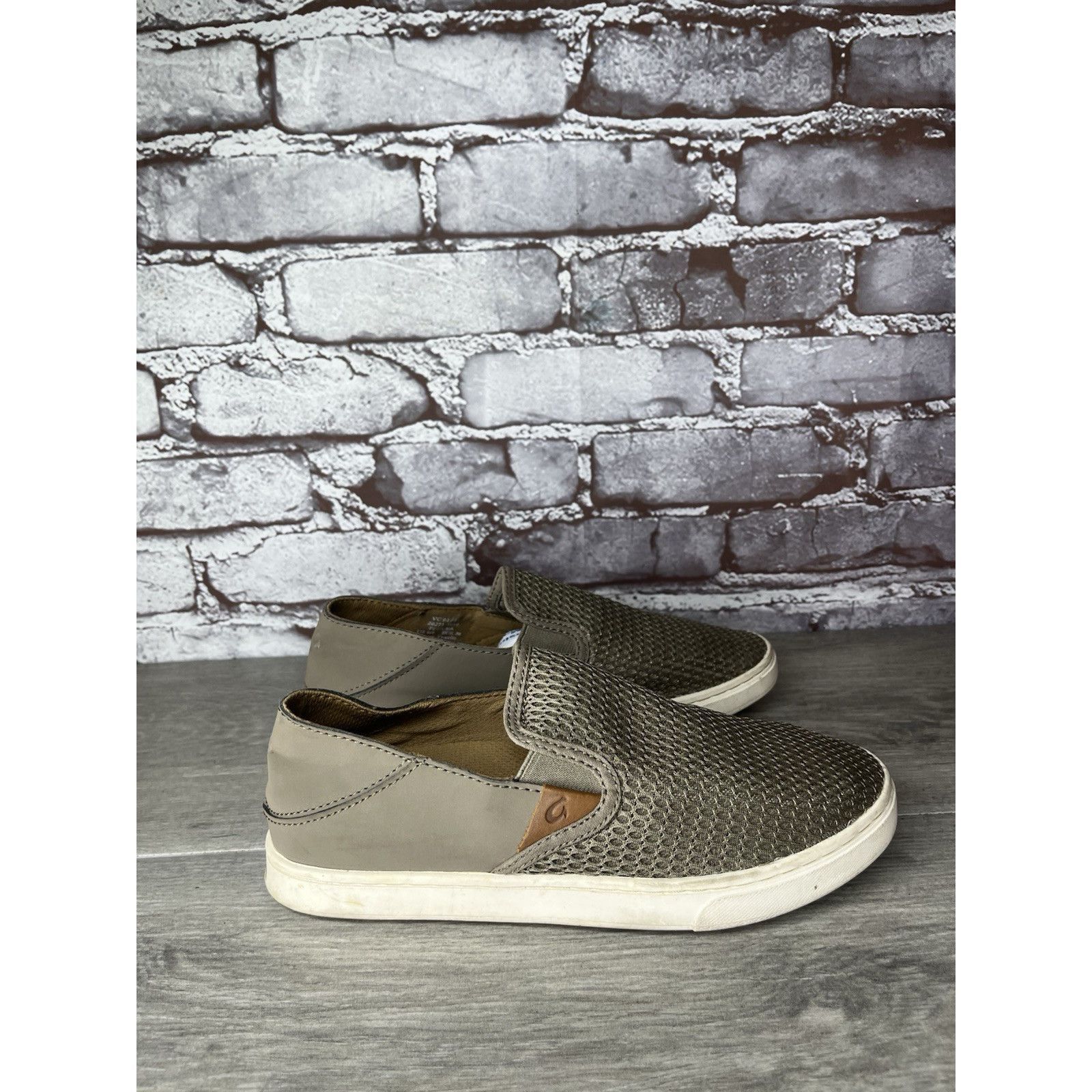 Olukai OluKai Pehuea Slip On Loafers Clay Brown Mesh Beach Shoes Wo Size US 6 / IT 36 - 4 Thumbnail