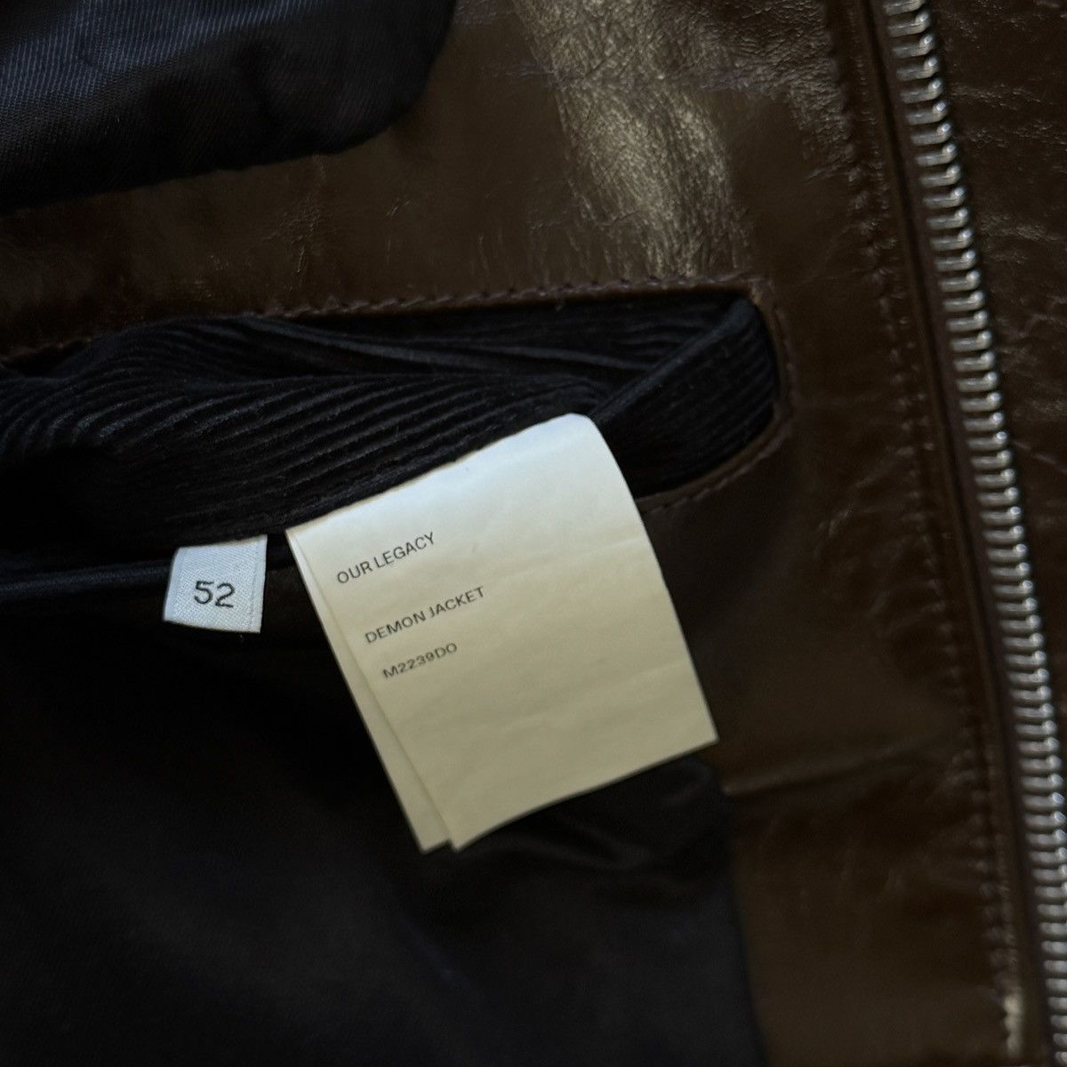 Our Legacy Our Legacy Demon Leather Jacket Size US M / EU 48-50 / 2 - 7 Thumbnail
