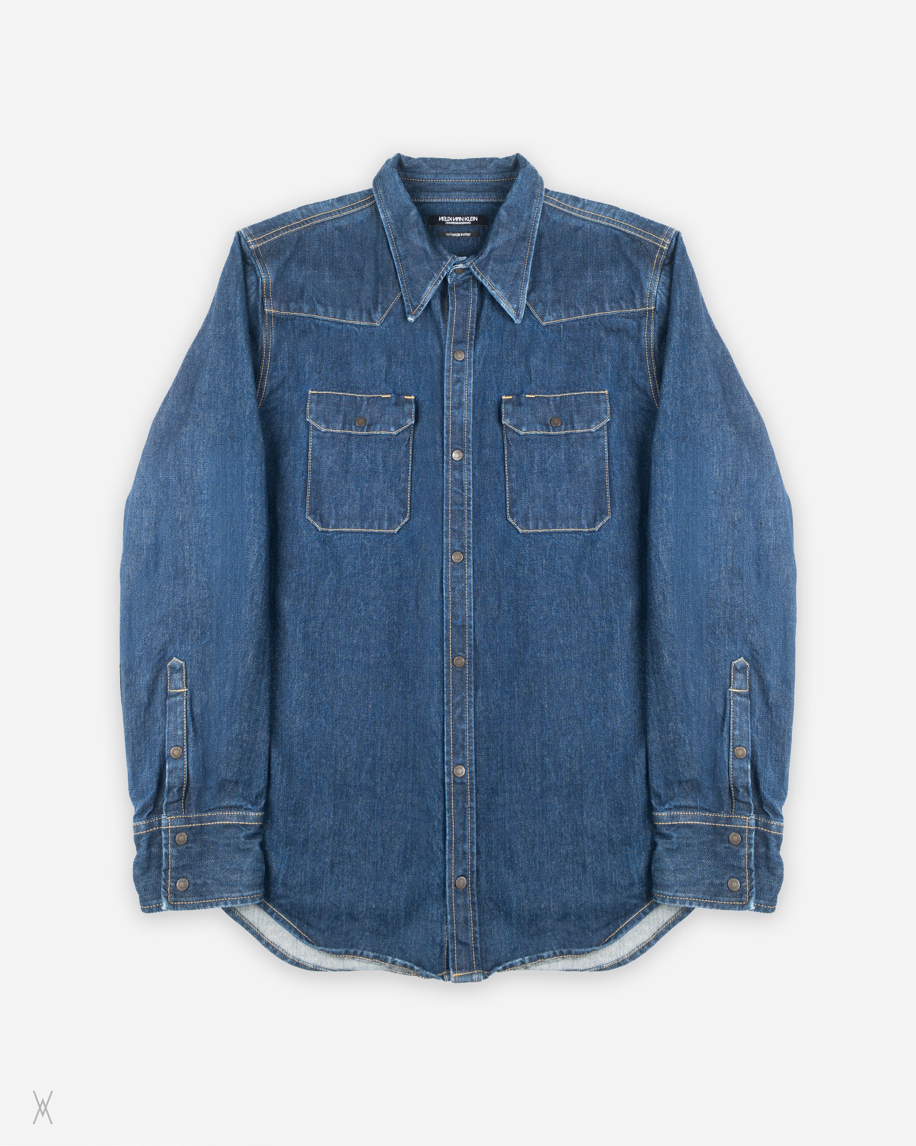 Calvin Klein 205W39NYC Calvin Klein 205W39NYC denim western shirt Size US XL / EU 56 / 4 - 1 Thumbnail
