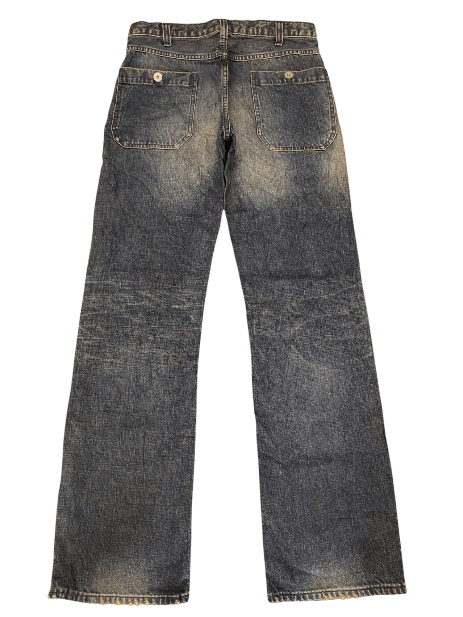 If Six Was Nine Vintage Paranoid Japan Us Army Fatigue Denim Pants Size US 32 / EU 48 - 9 Thumbnail