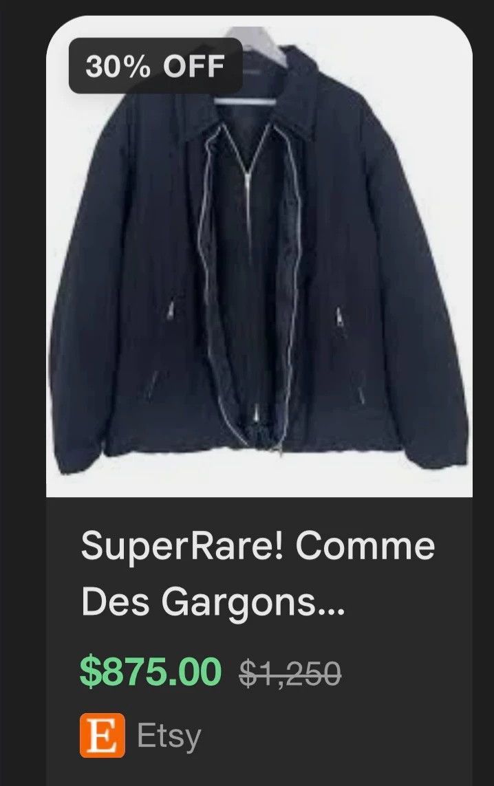 Comme des Garcons Vintage Comme des Garçons Bomber Jacket-2505 Size US M / EU 48-50 / 2 - 9 Thumbnail