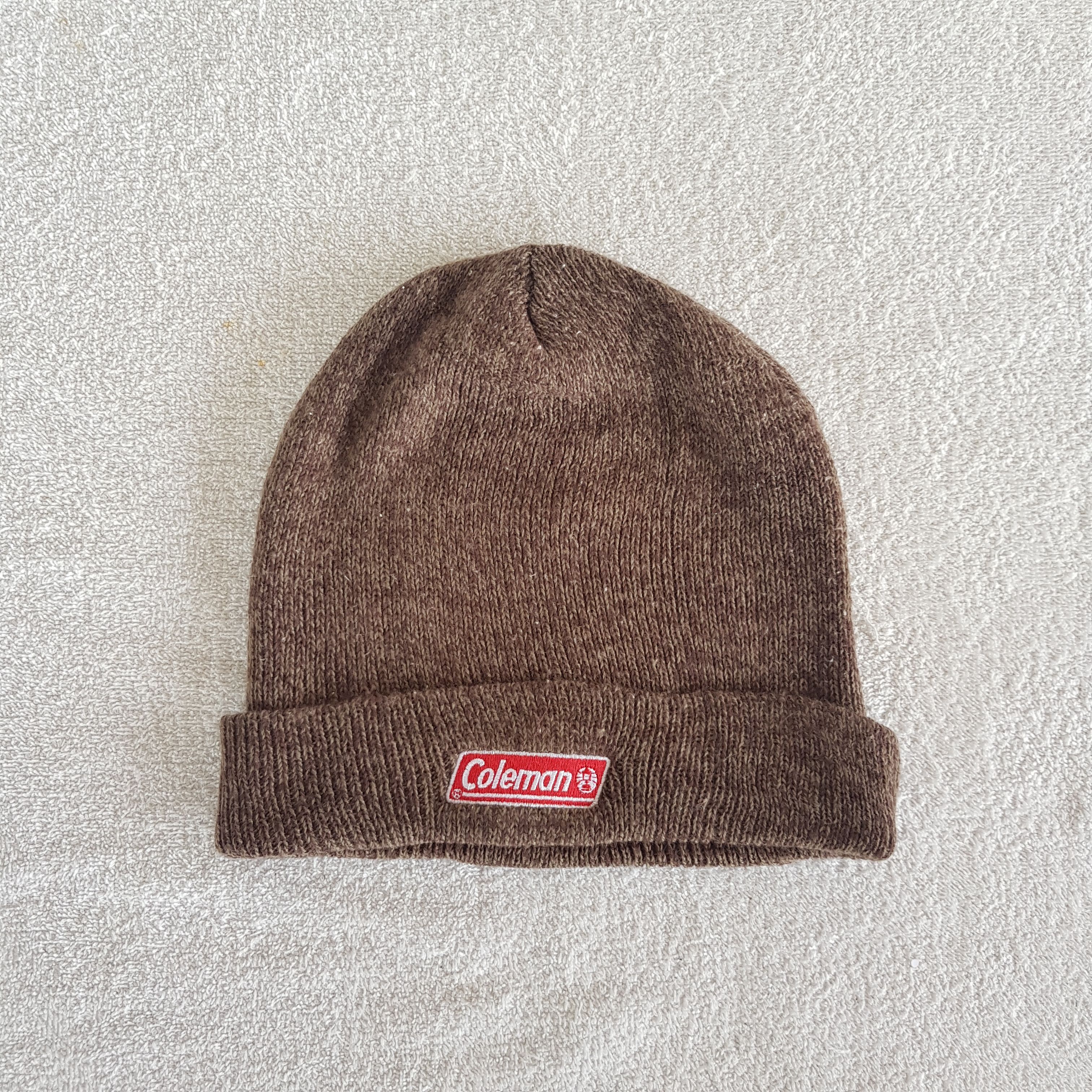 Coleman Vintage Coleman Beanie Outdoor Ribbed Knit Snow Caps Hats. Size ONE SIZE - 5 Thumbnail