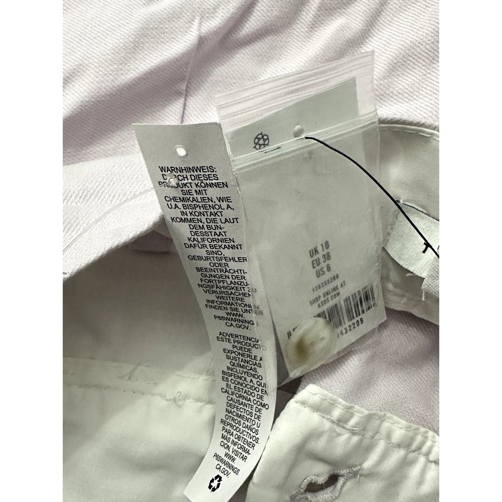 Other Topshop High-Rise Shorts Pockets Belt Loops Linen Purple 8 Size 30" / US 8 / IT 44 - 8 Thumbnail