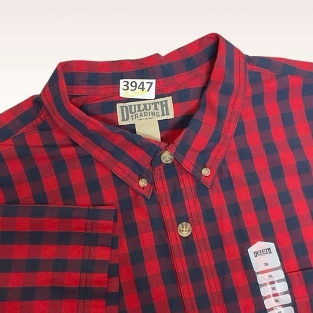 Duluth Trading Company NWT Duluth Trading Co Plaid ButtonUp Shirt Men Plus Size 3XL Size US XXL / EU 58 / 5 - 1 Thumbnail