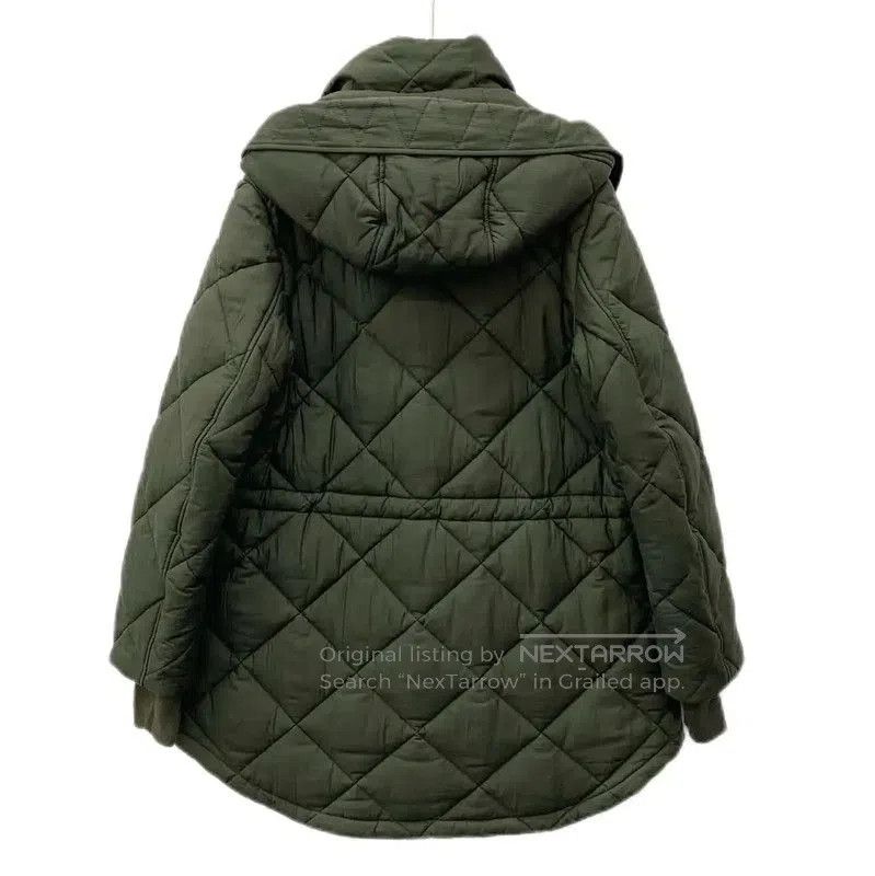 Burberry Burberry Women's Military Green Cotton Puffer Jacket. Size S / US 4 / IT 40 - 2 Thumbnail