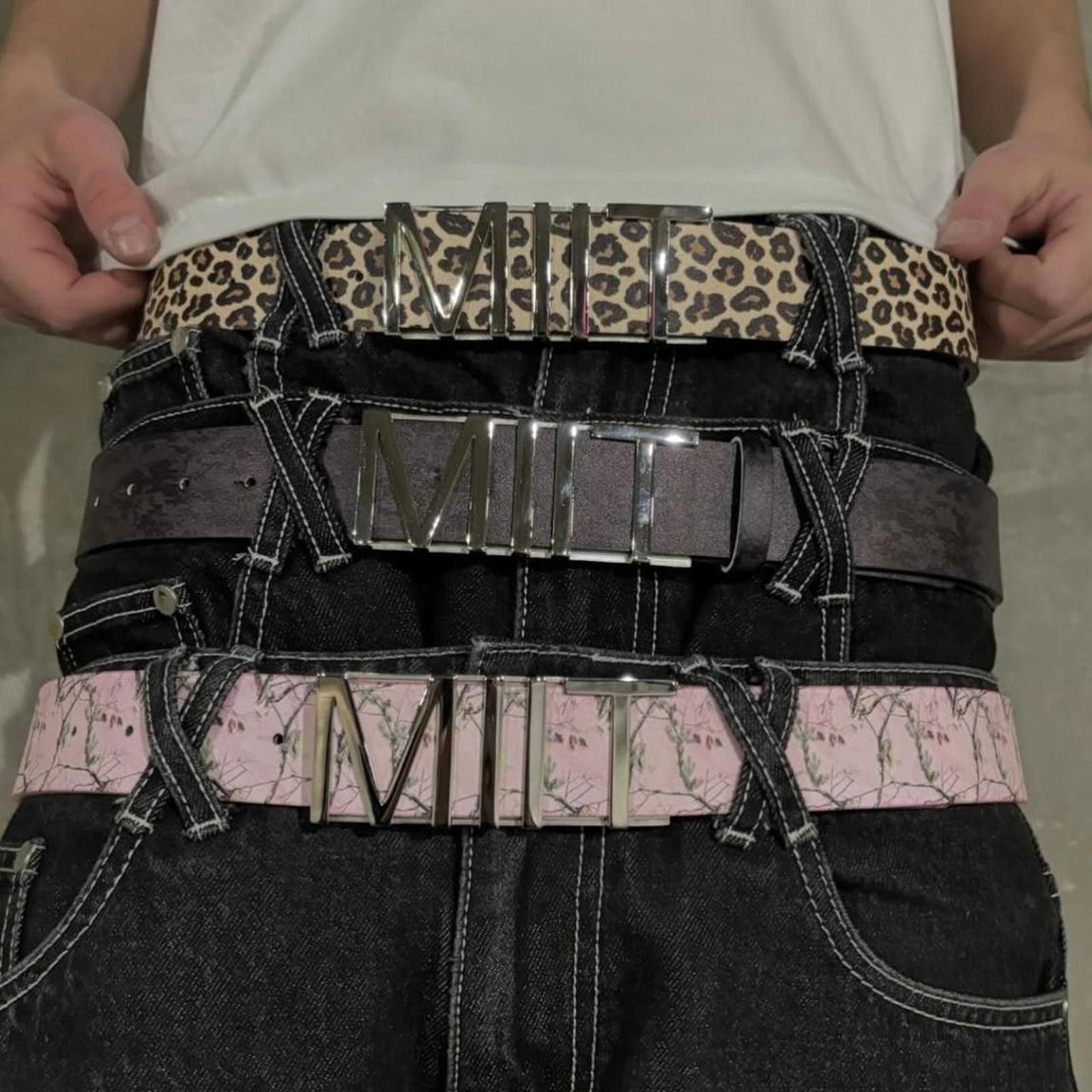 Other Men's Multi and Pink Belt Size ONE SIZE - 1 Thumbnail