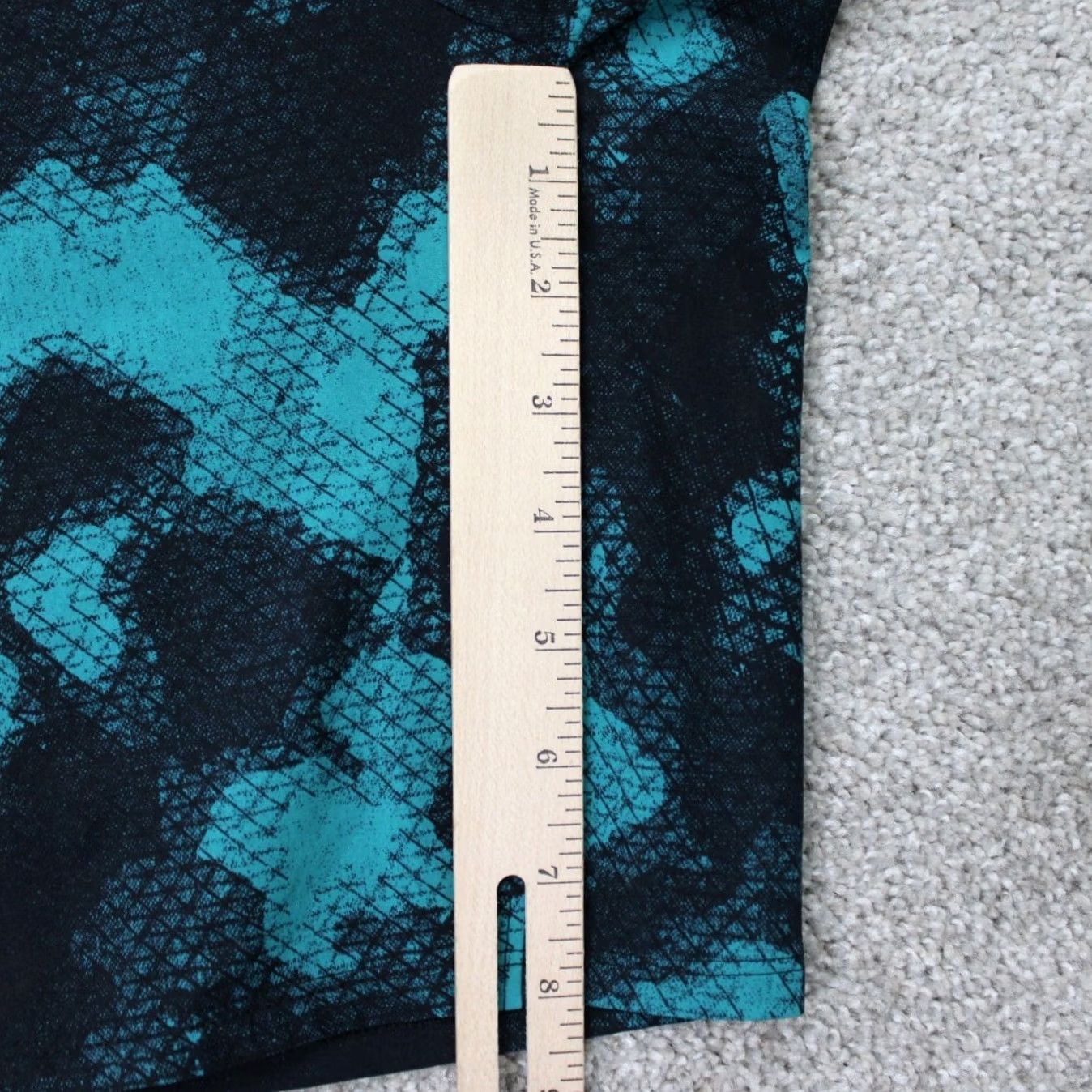 Under Armour Under Armour Project Rock Shorts Mens Small Blue Camo 9" Inseam Athletic Drawstring Pockets Regular Fit Size US 29 - 5 Thumbnail
