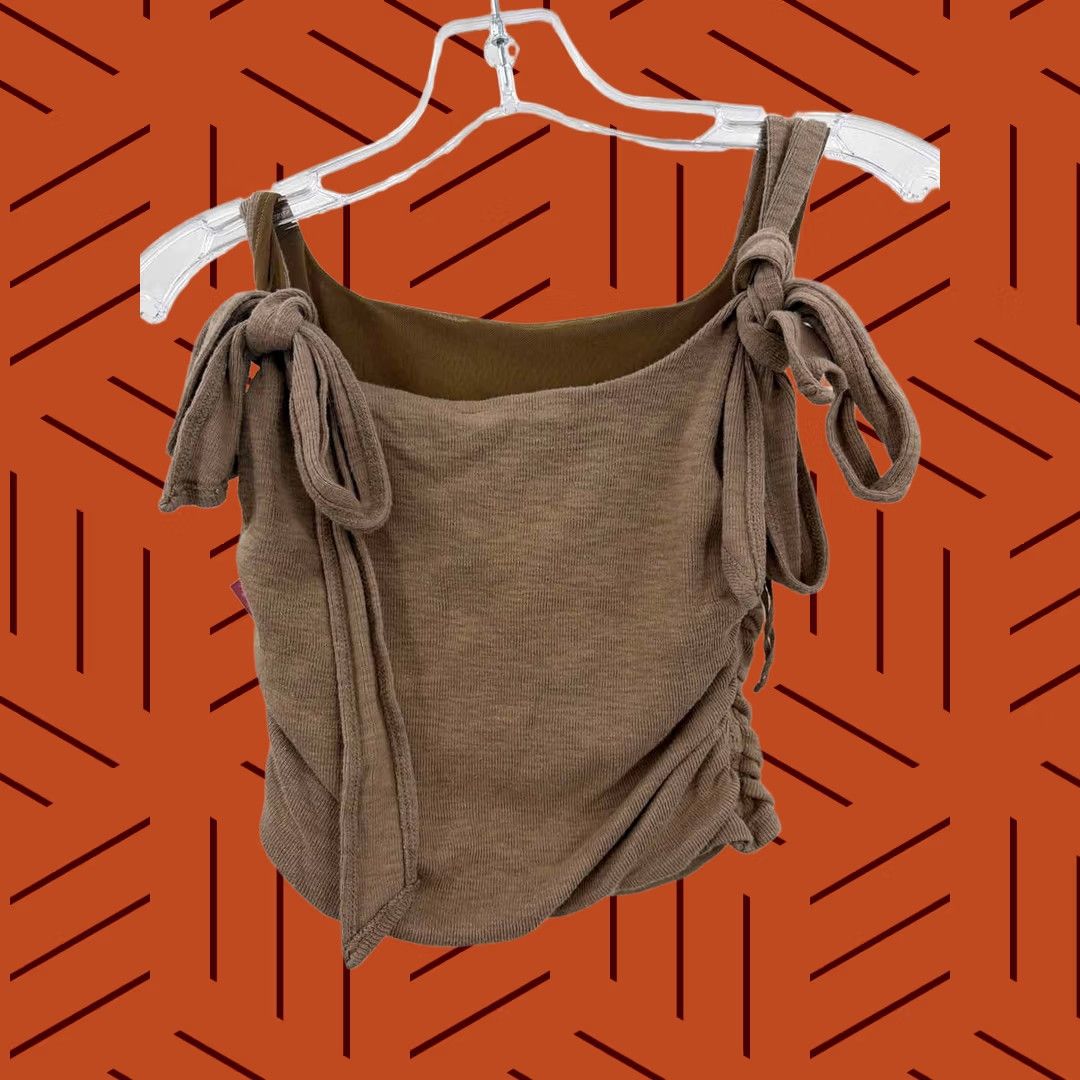 Free People Pre-Owned Free People Tan Tank Top Size Medium Regular Size M / US 6-8 / IT 42-44 - 1 Thumbnail