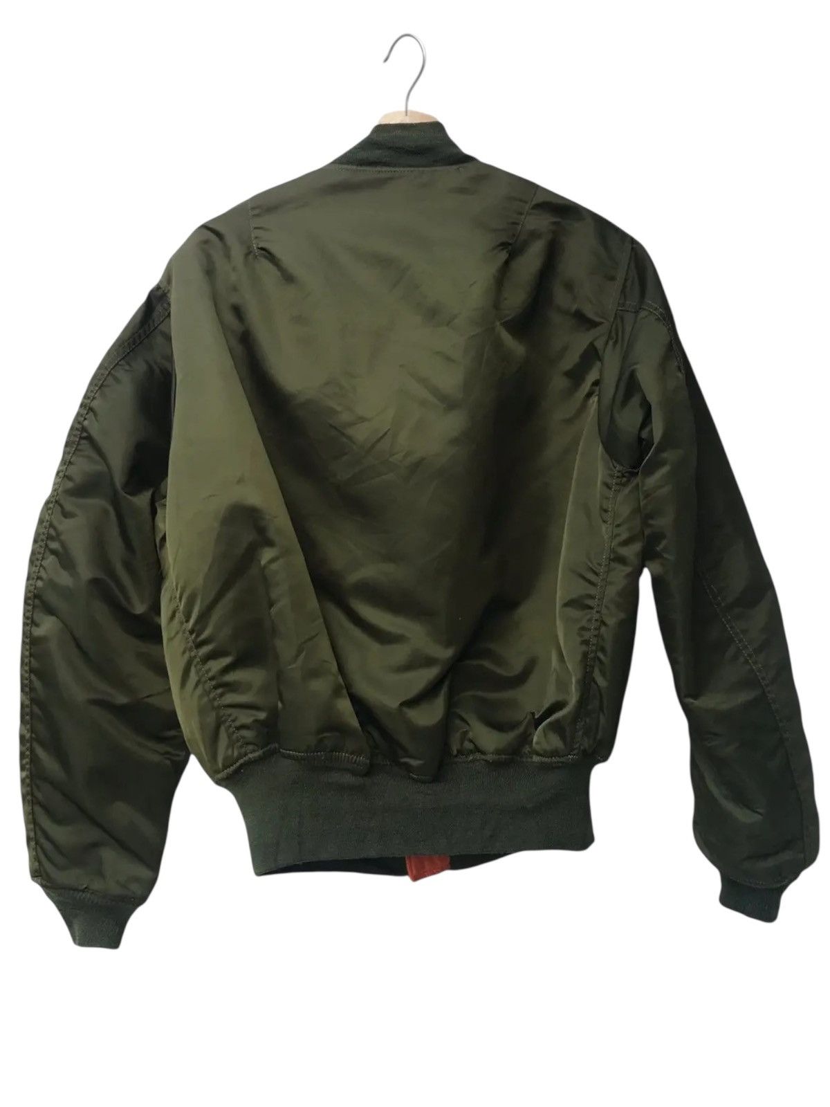 Vintage Vintage Scovill Zipper MA-1 Nylon Riot! Riot! Flight Jacket Size US M / EU 48-50 / 2 - 2 Thumbnail