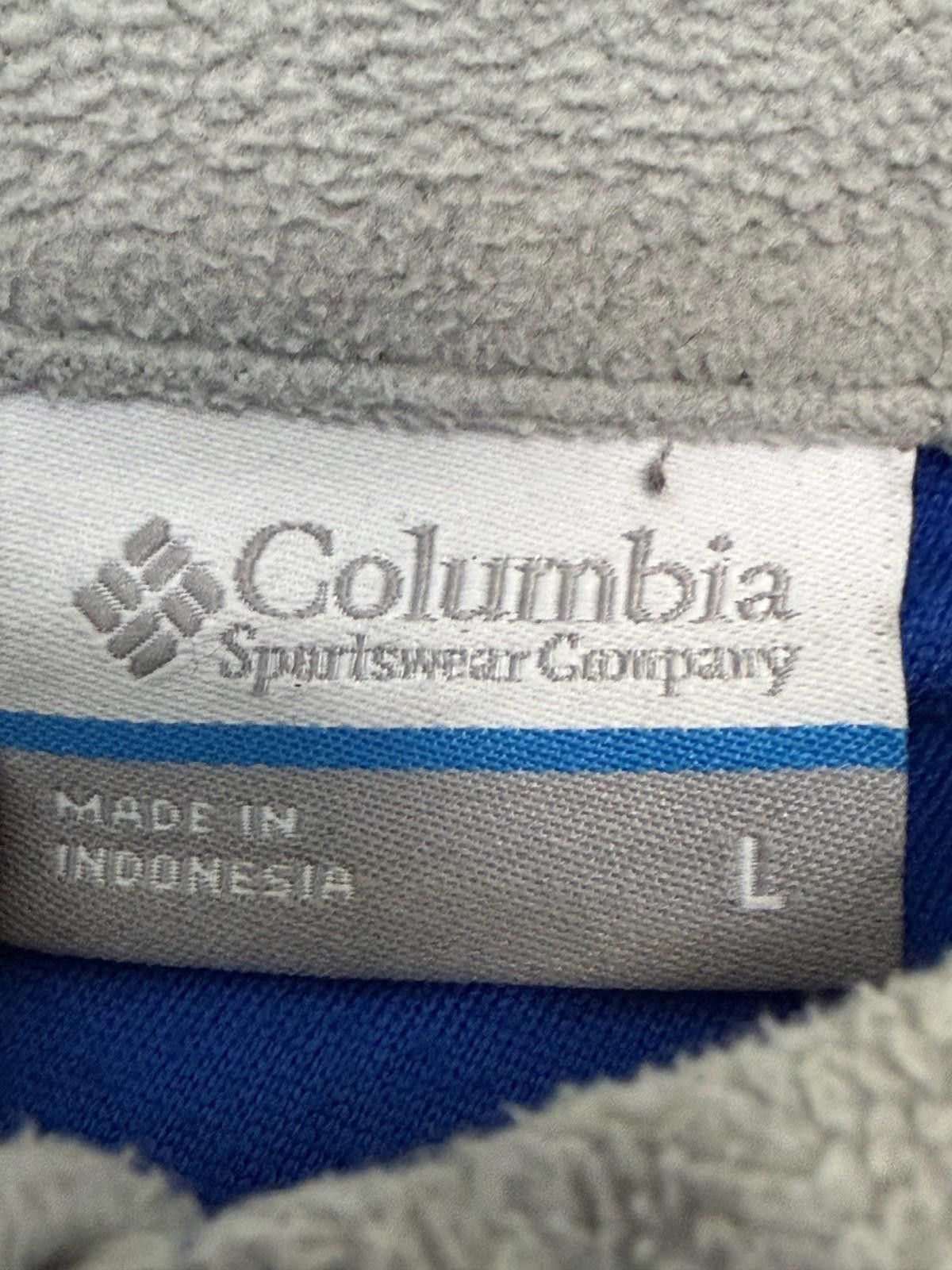 Columbia Memphis Tigers Columbia Blue Fleece Sweatshirt Mens L Size ONE SIZE - 2 Thumbnail