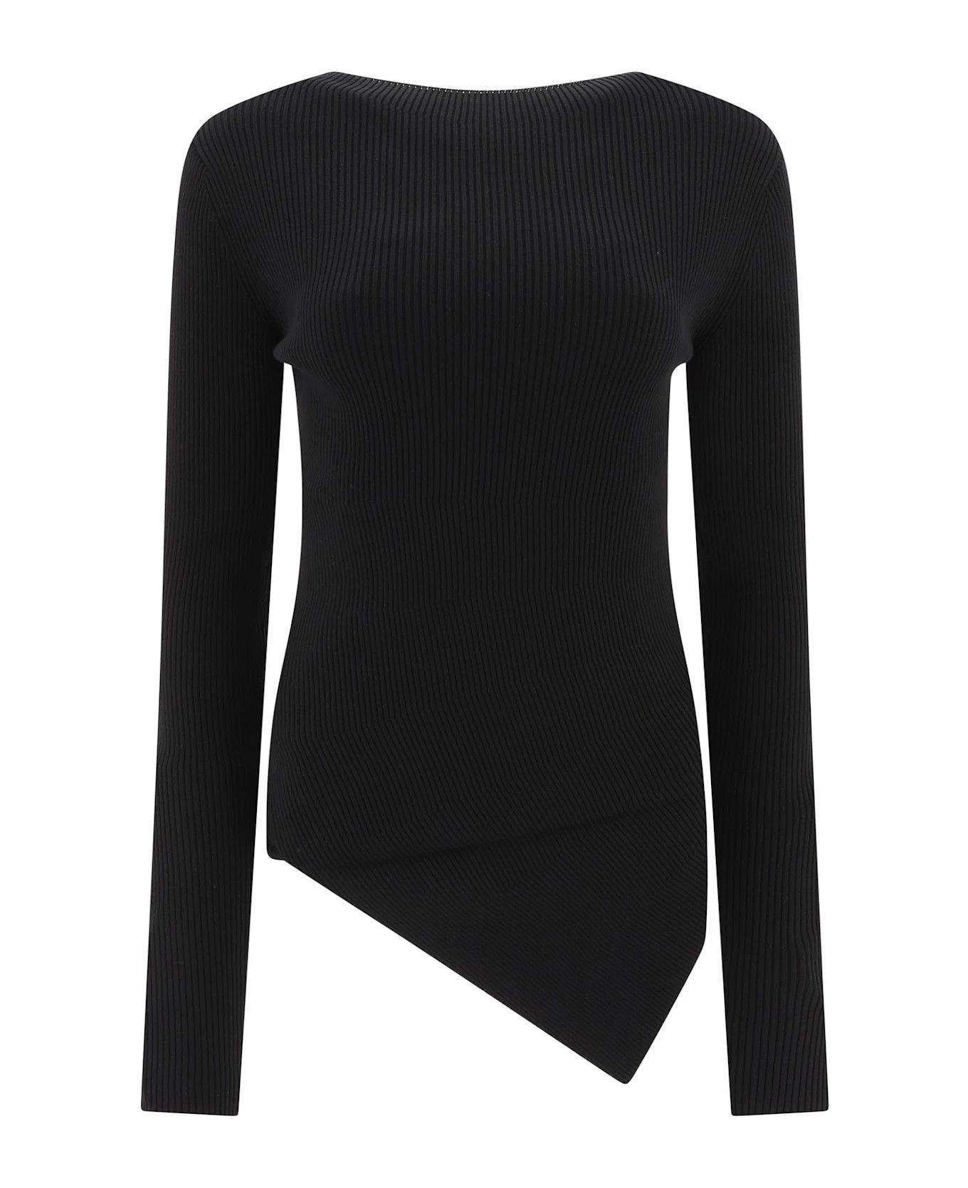 Rick Owens o1y0126 Crewneck Sweater in Black Size S / US 4 / IT 40 - 1 Thumbnail