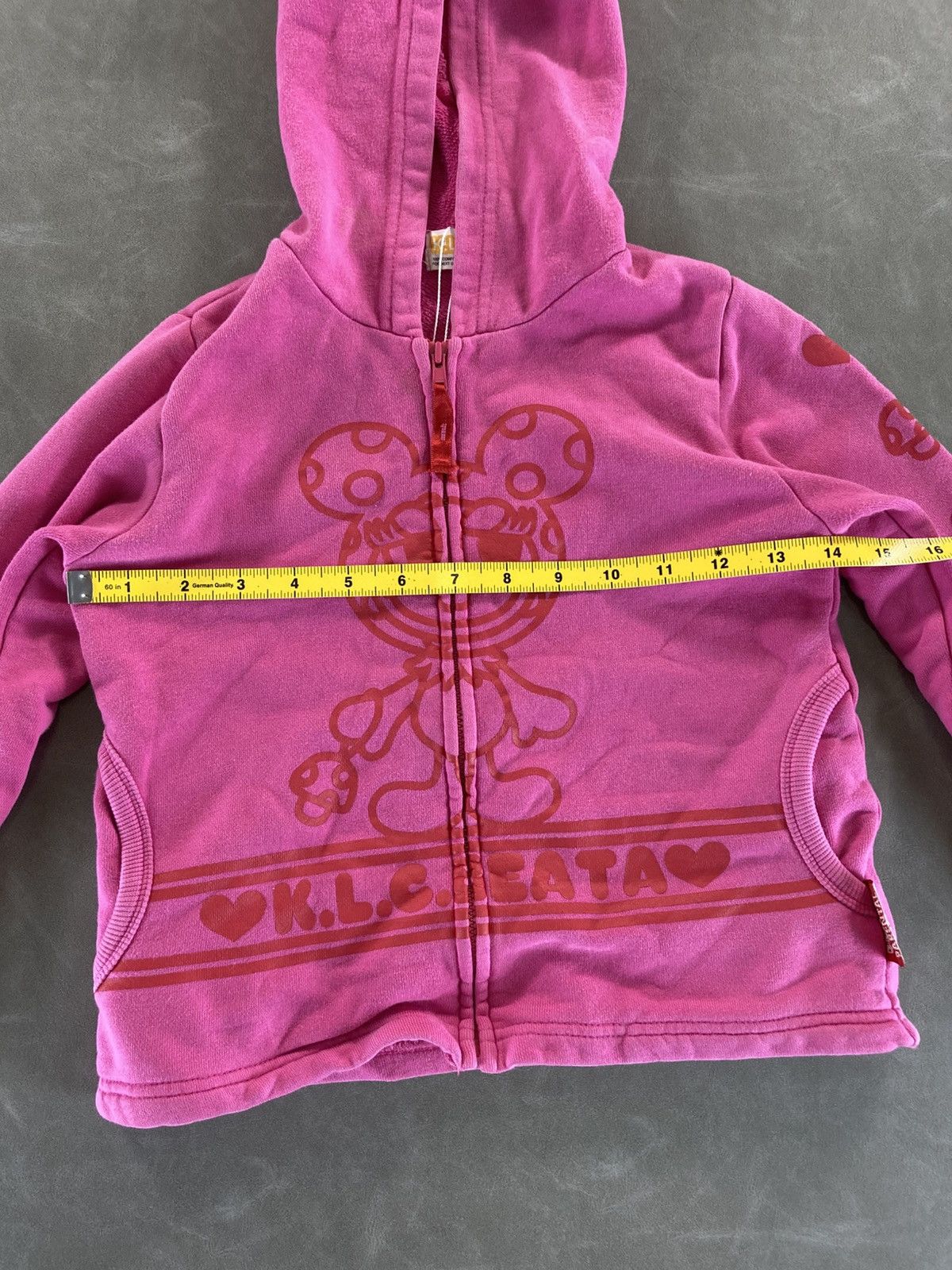 Japanese Brand K.L.C. Beata Pink Hoodie Size XXS / US 00 / IT 34 - 7 Thumbnail