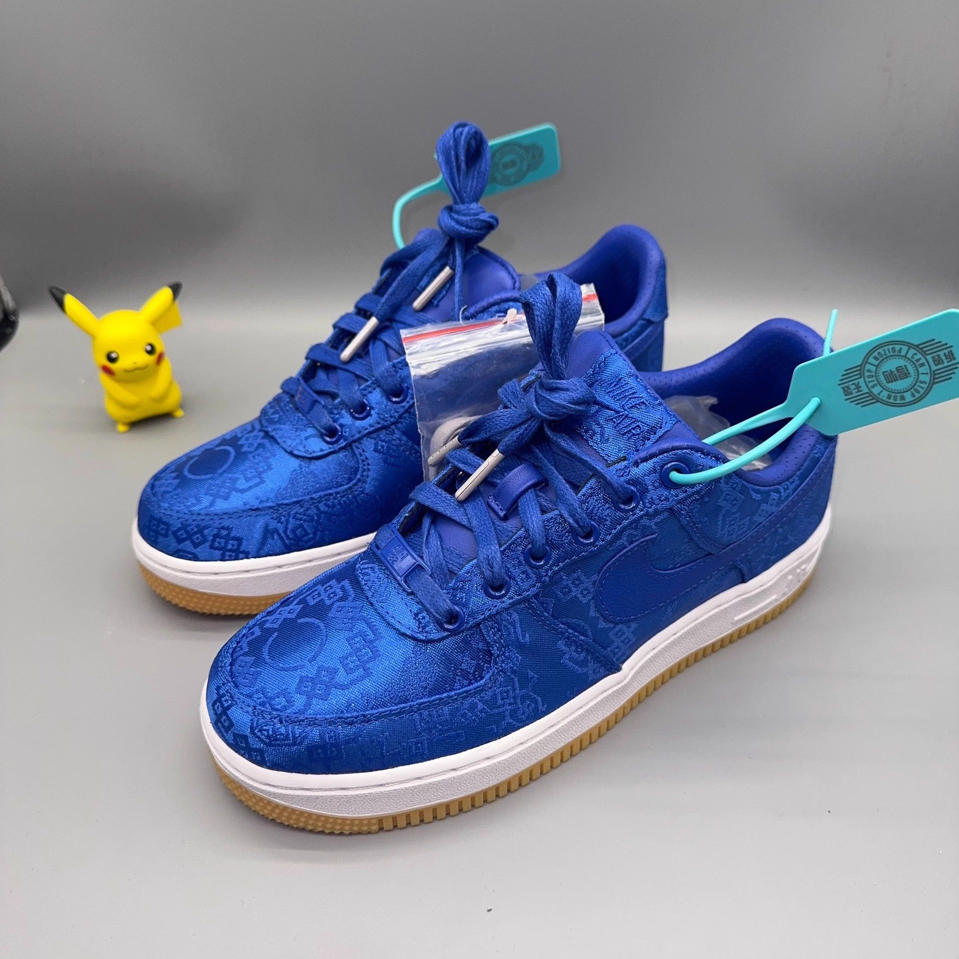 Nike Nike Air Force 1 Blue Silk Women's 38 Size US 7 / IT 37 - 1 Thumbnail