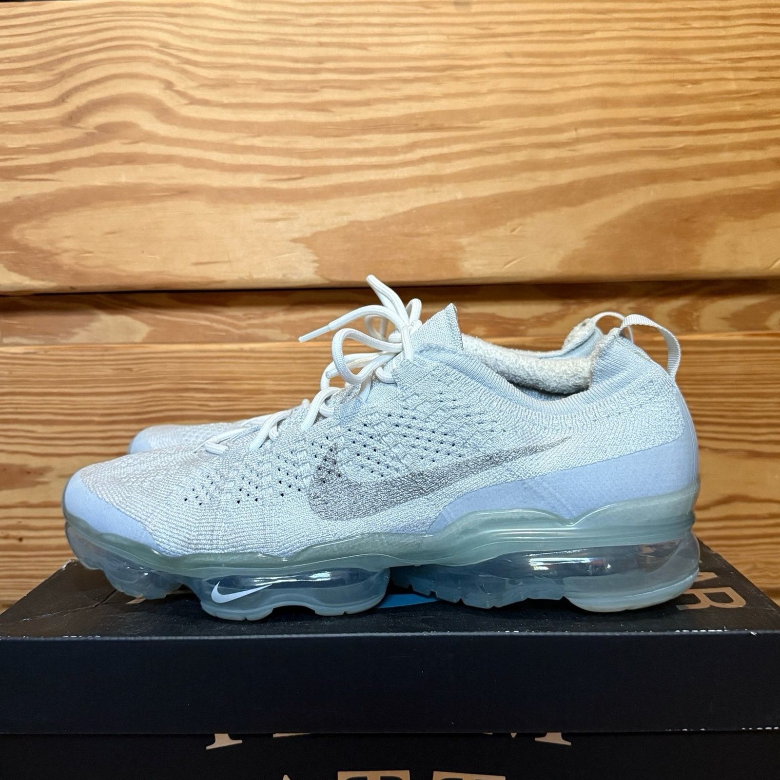 Nike Nike Air Vapormax 2023 Flyknit Pure Platinum Size US 11.5 / EU 44-45 - 7 Thumbnail