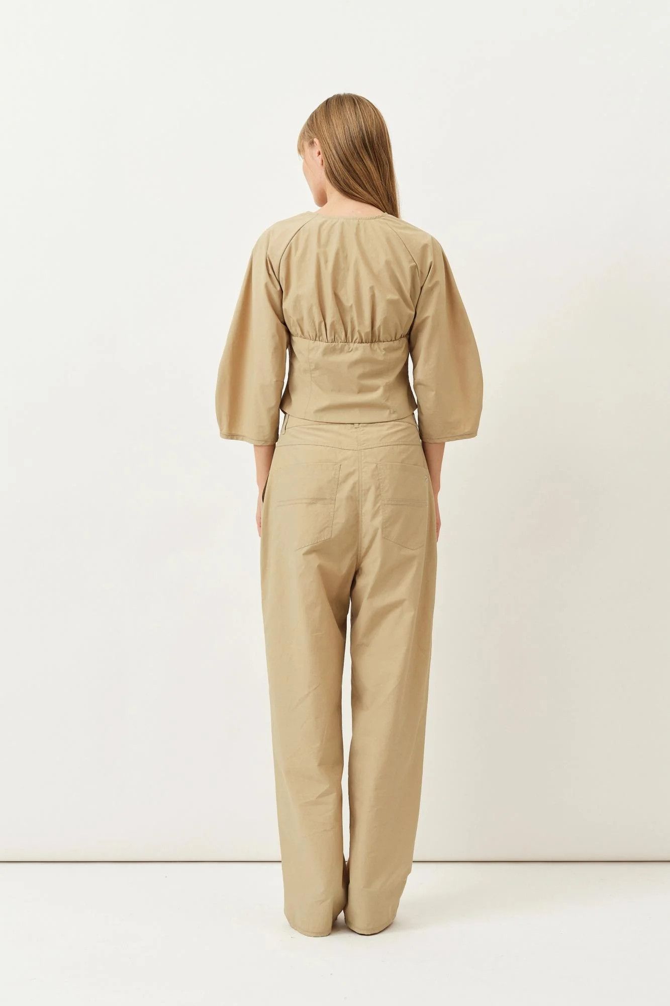 Saks Potts o1s22i1n0924 Lele Pant in Beige Size 27" / US 4 / IT 40 - 4 Thumbnail