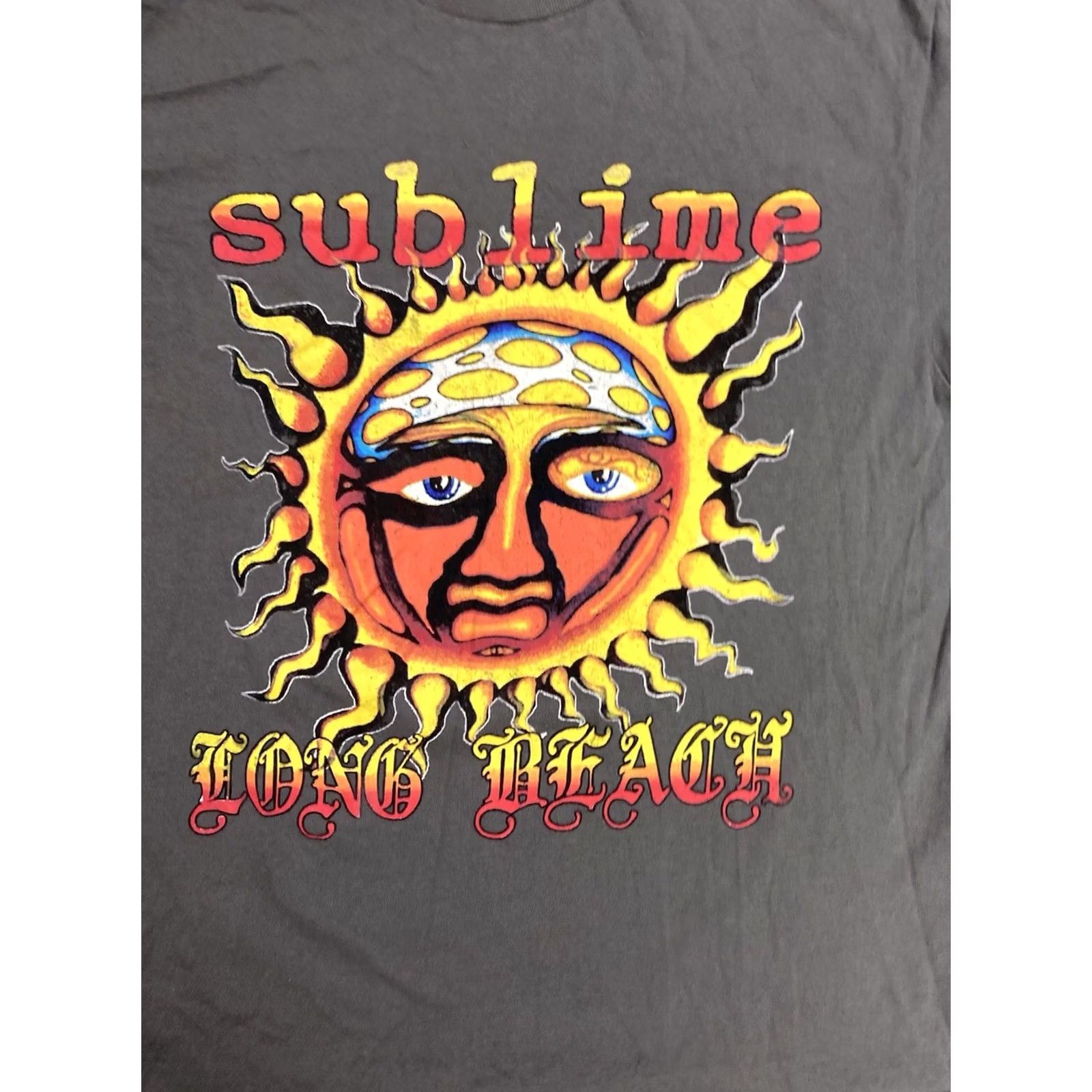 Vintage VINTAGE Sublime T-Shirt Woman Medium Gray Short Sleeve Crew Neck Pullover Casual Music Retro 90s Womens Size M / US 6-8 / IT 42-44 - 2 Thumbnail