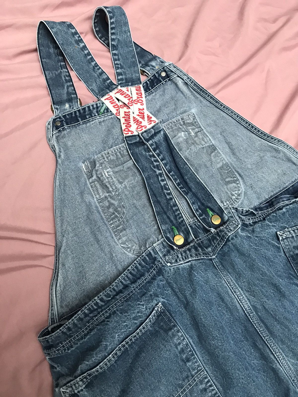 Pointer MADE IN USA Vintage POINTER denim bib coverall Size US 35 - 12 Thumbnail