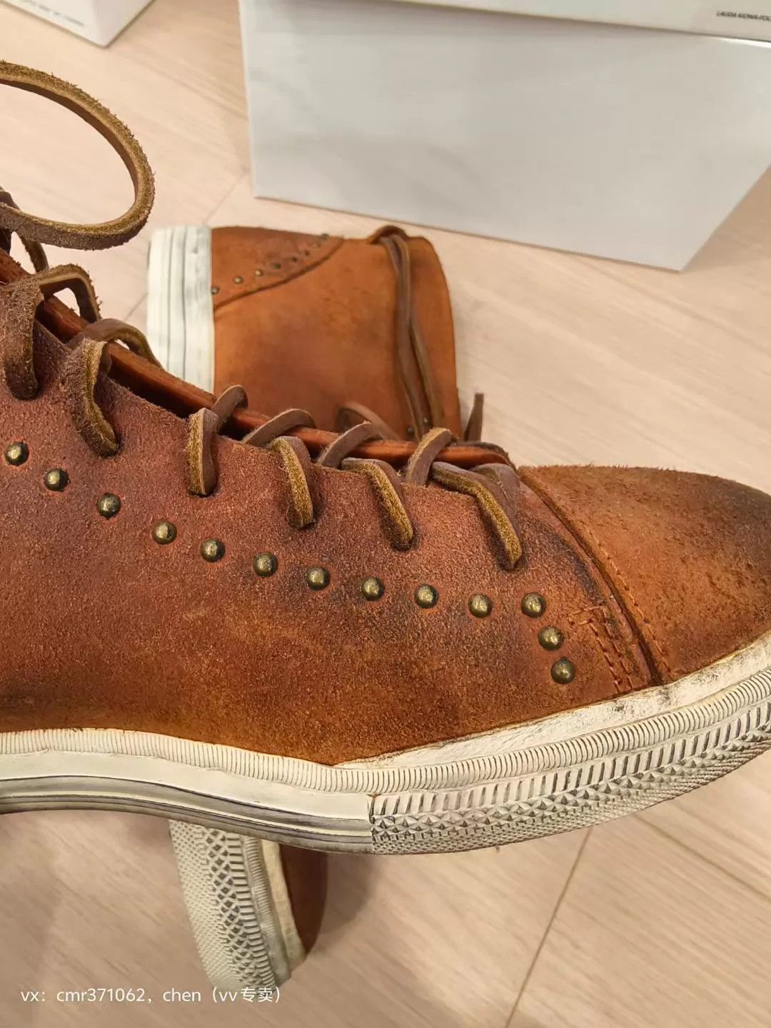 Visvim visvim lauda kiowa folk dk brown 9 new Horween Cork Size US 8 / EU 41 - 5 Thumbnail