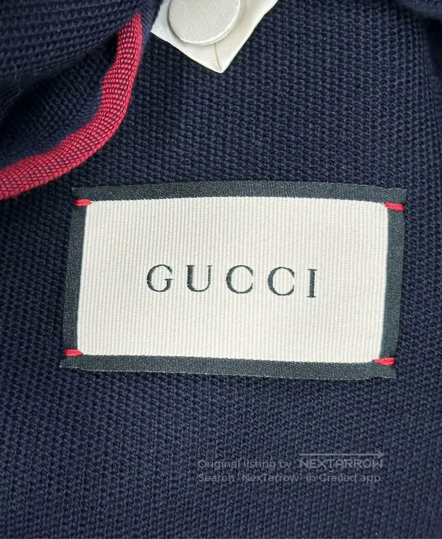Gucci Guicci Navy Blue Double G Interlocking Logo Suit Jacket| Size US M / EU 48-50 / 2 - 3 Thumbnail