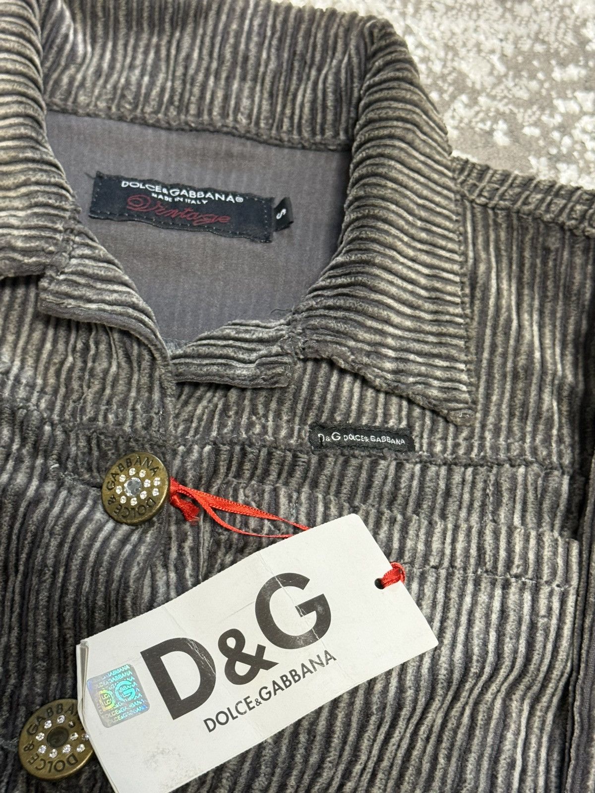 Dolce & Gabbana Dolce & Gabbana Vintage Brown Cropped streetwear Jacket y2k Size S / US 4 / IT 40 - 4 Thumbnail