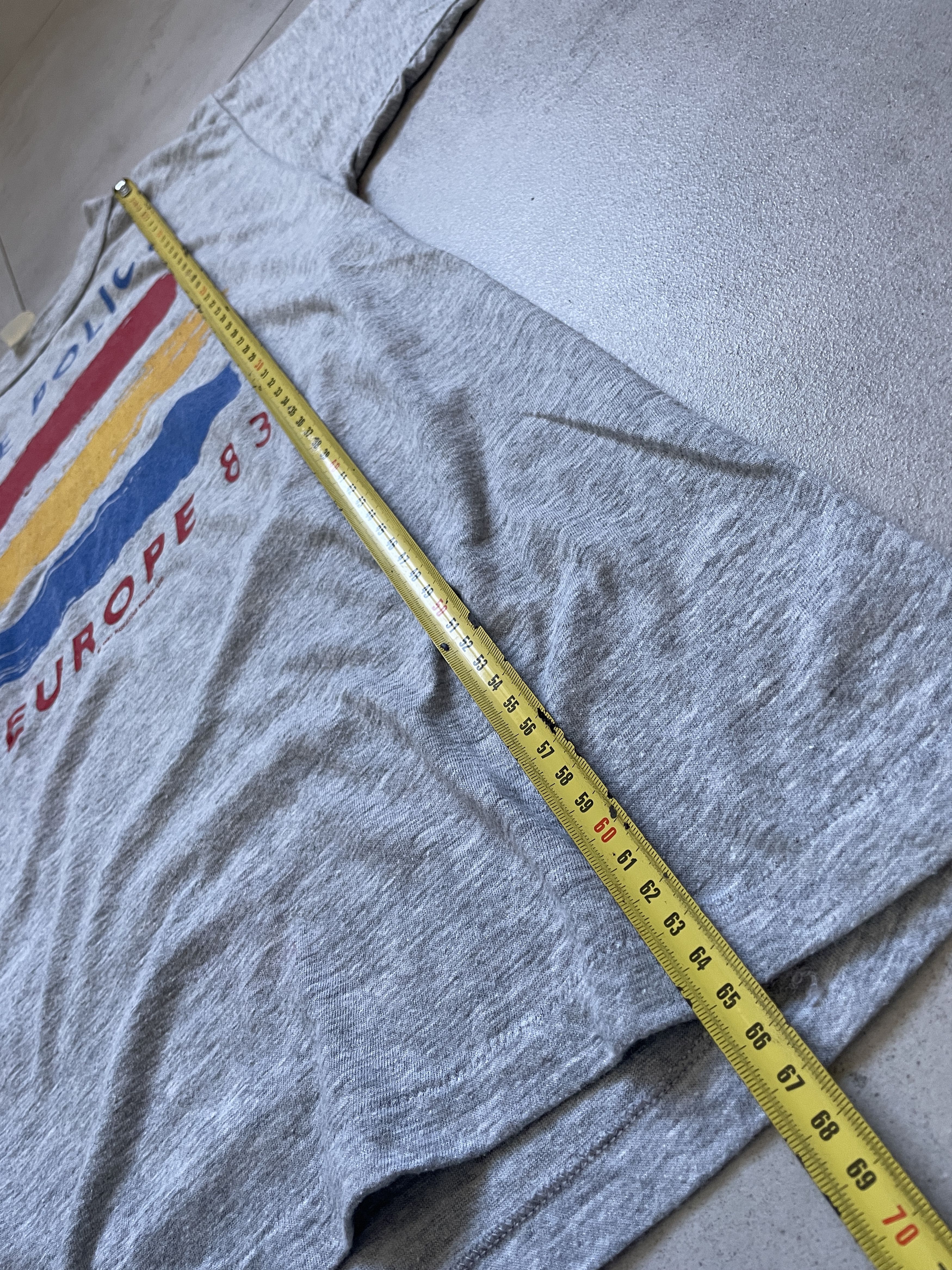 Vintage VINTAGE 80S THE POLICE EUROPE 83' TOUR GRAY TEE Size US S / EU 44-46 / 1 - 7 Thumbnail