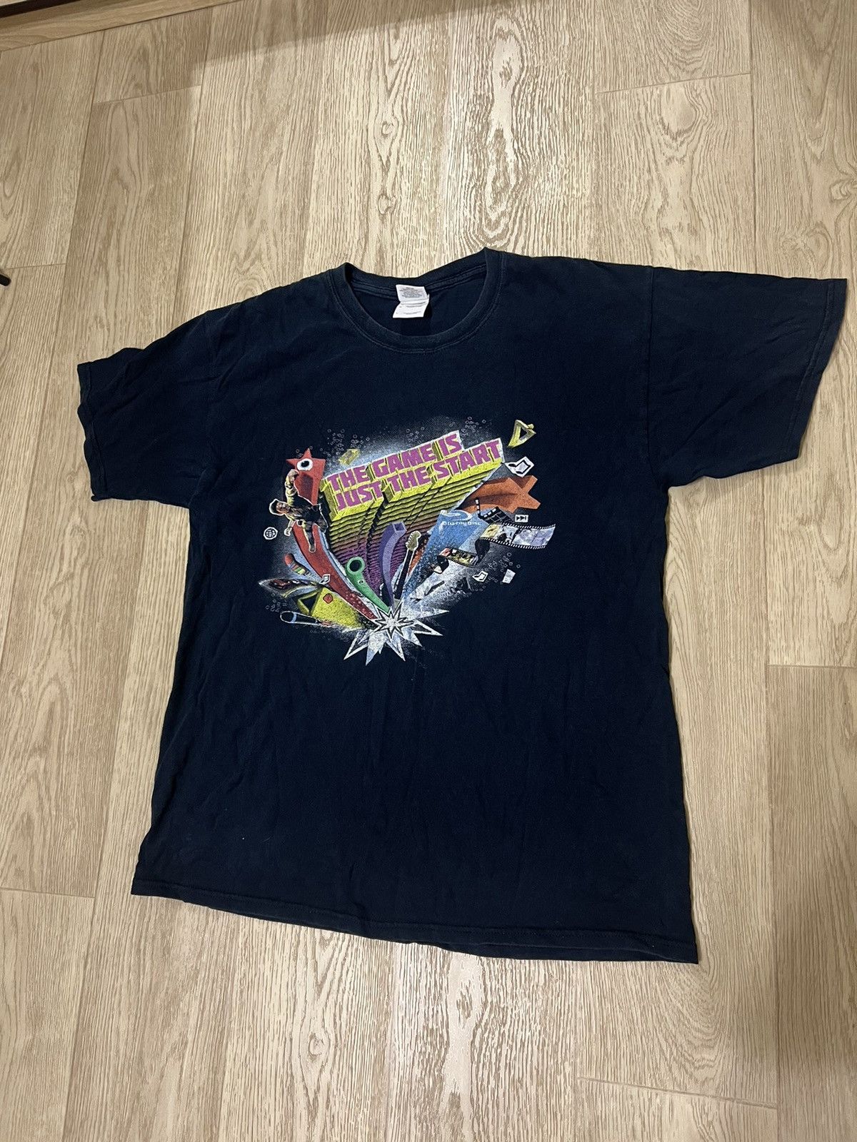 Sony Vintage 2006 Sony Playstation 3 PS3 Promo Tee Black the Game Size US L / EU 52-54 / 3 - 1 Thumbnail