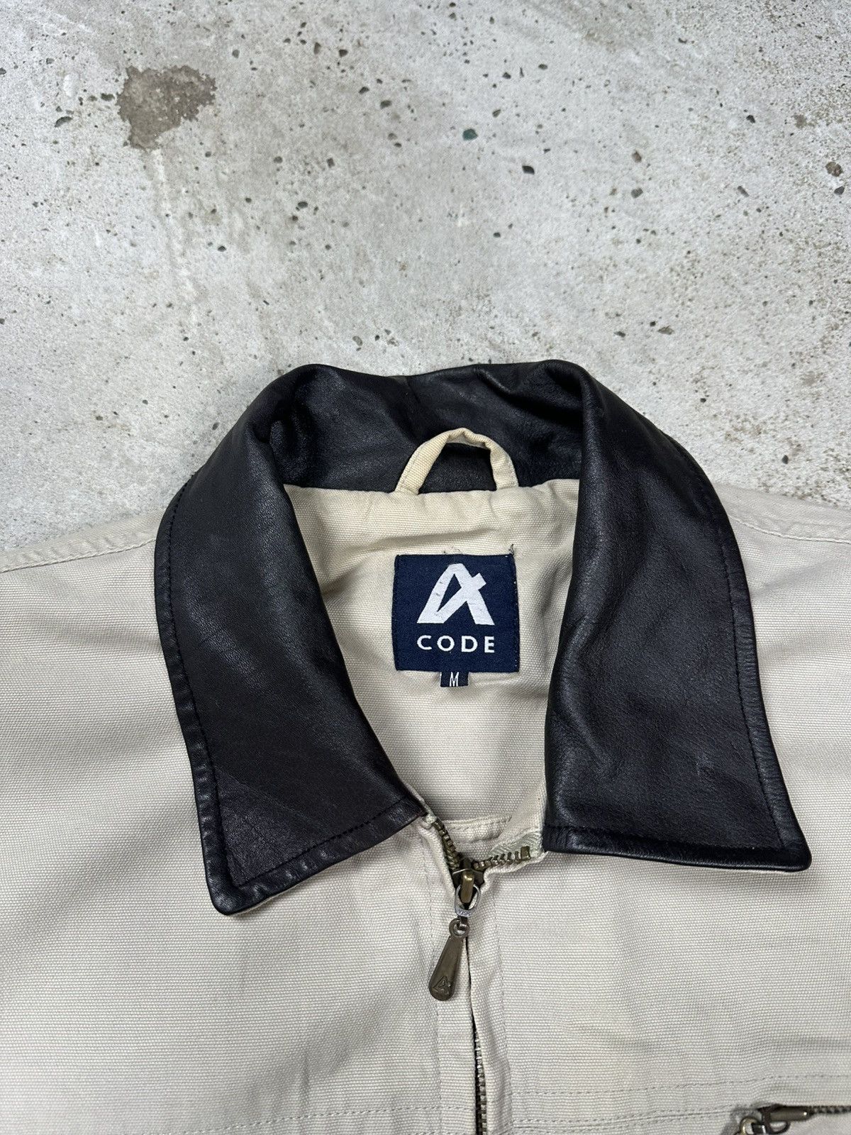 Carhartt × Vintage Vintage Y2K Detroit Style Beige Workwear Jacket Size US L / EU 52-54 / 3 - 8 Thumbnail