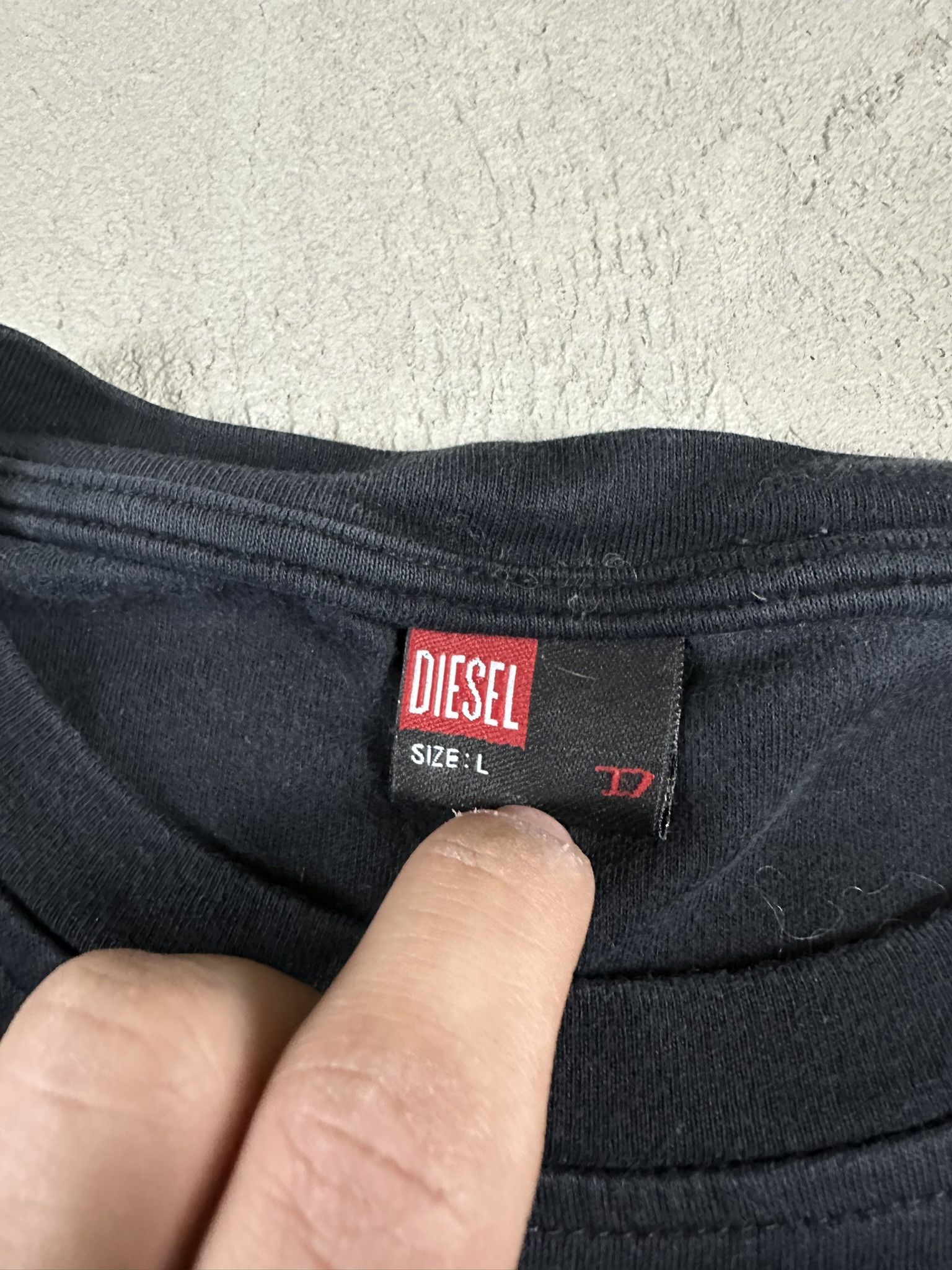 Diesel Vintage Y2k Diesel Logo Archive T-shirt 00s Size US M / EU 48-50 / 2 - 13 Thumbnail