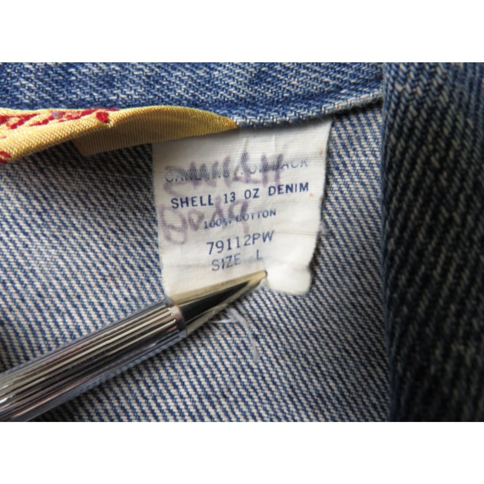 Vintage VINTAGE Rustler Denim Jacket Blue Regular L Mens 80s 90s USA Button Collared Pockets Distressed Size US 33 - 6 Thumbnail