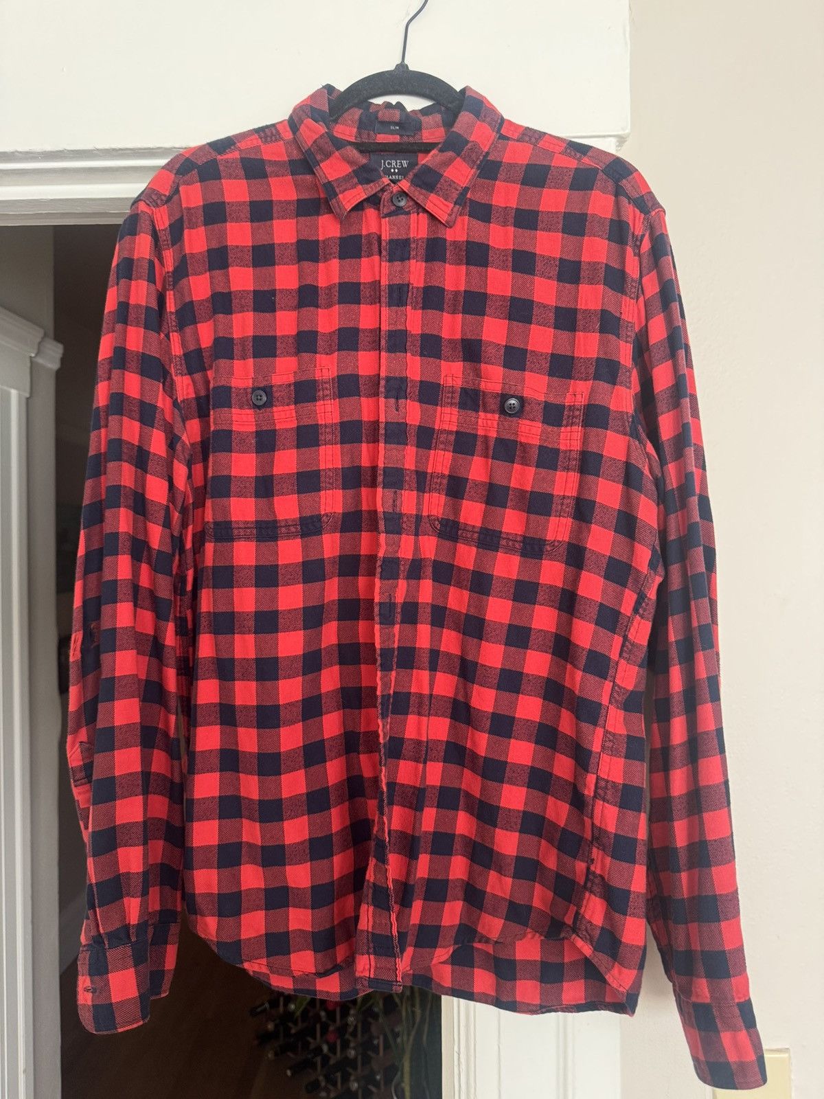 J.Crew J. Crew Buffalo Check Flannel Size US L / EU 52-54 / 3 - 1 Thumbnail