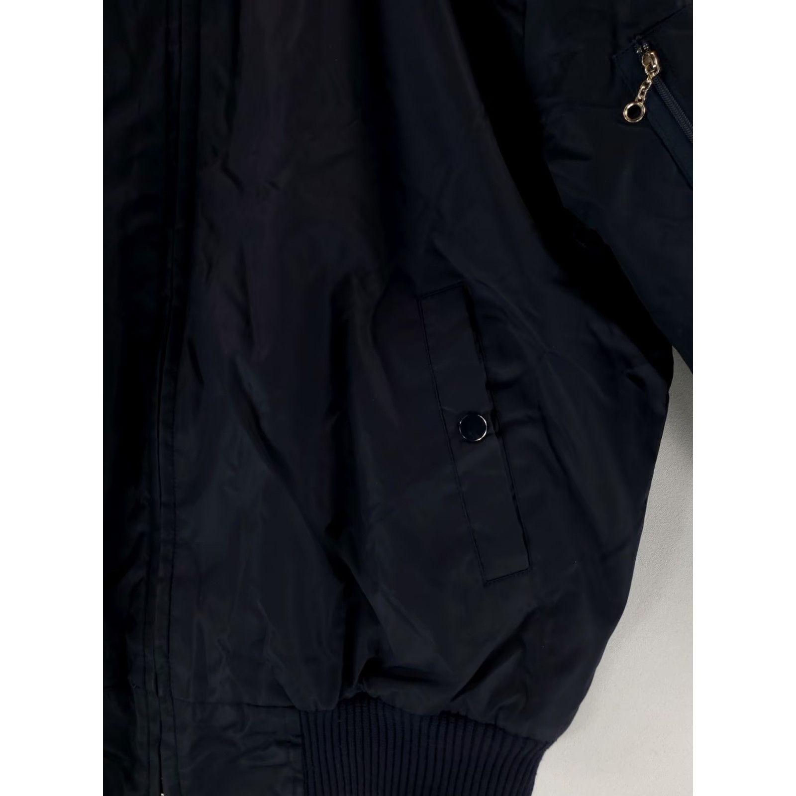Sears VINTAGE Sears Jacket MA-1 Style Bomber Blue Mens L Jacket Size US L / EU 52-54 / 3 - 5 Thumbnail