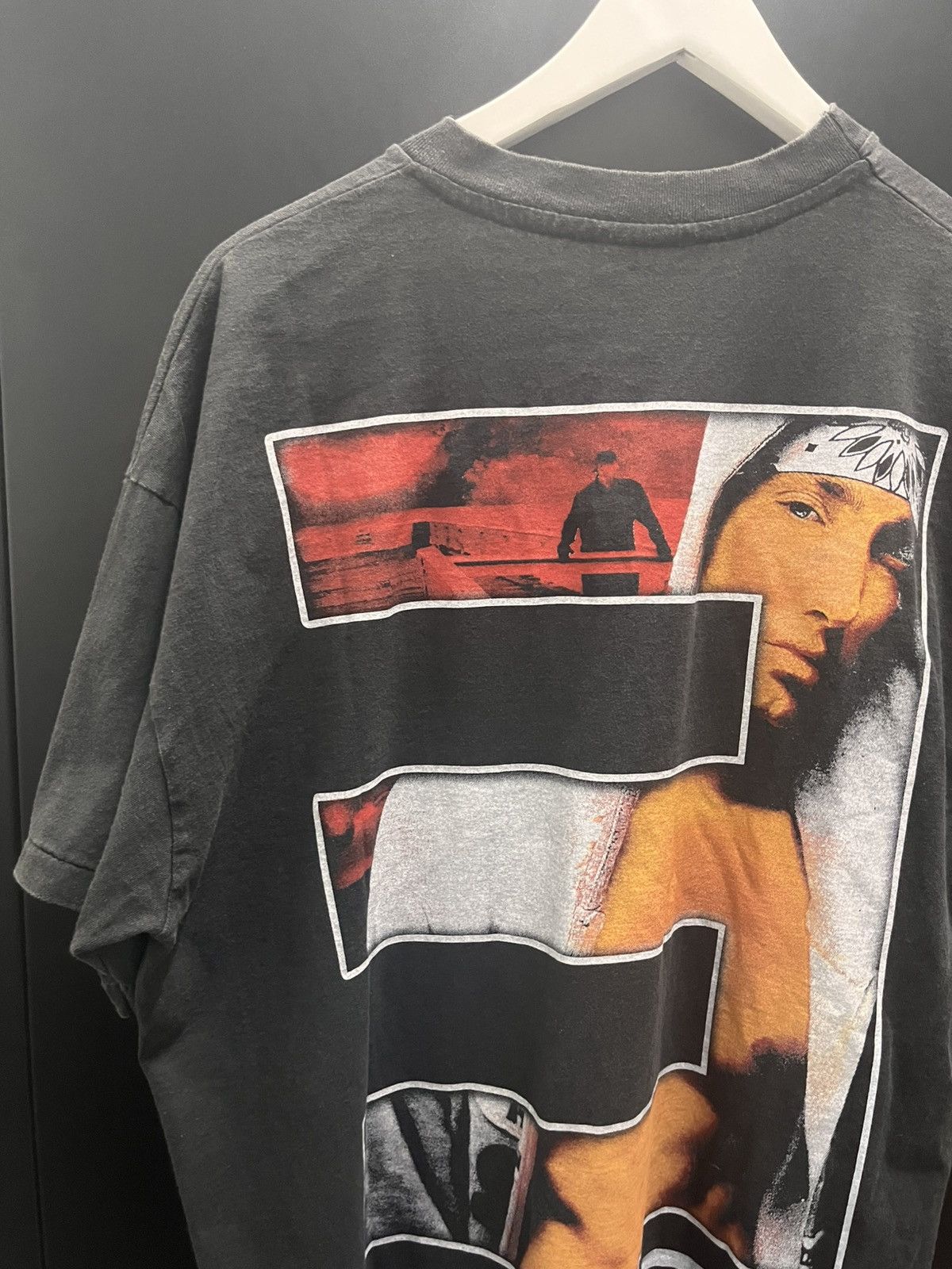 Eminem × Rap Tees Eminem Poster Graphic Shirt Size US XL / EU 56 / 4 - 5 Thumbnail
