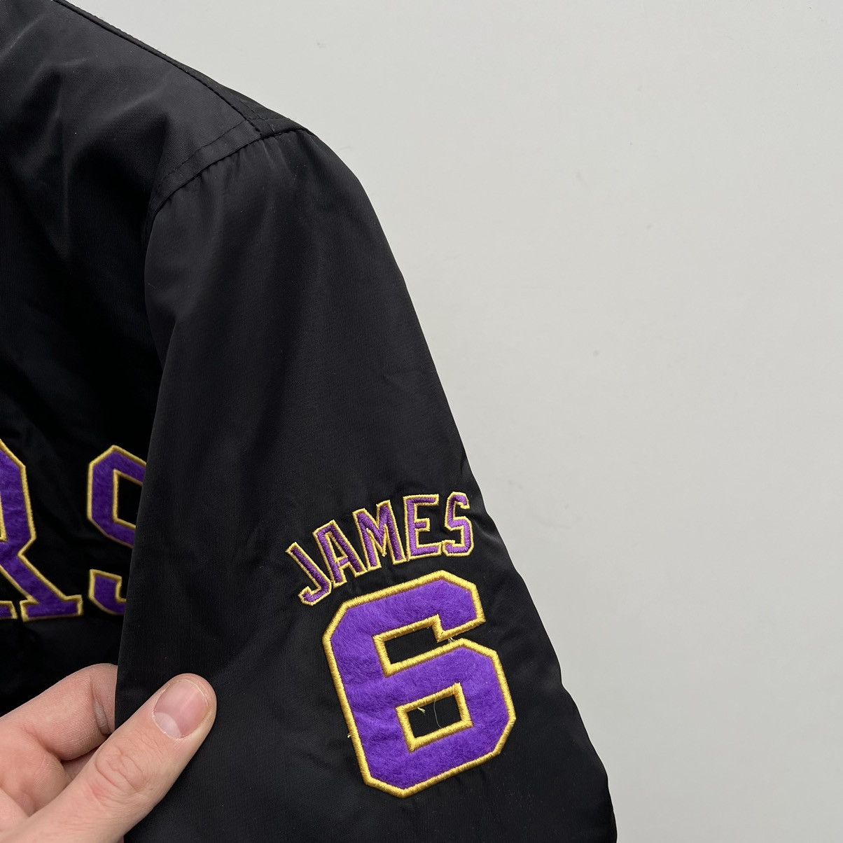 NBA NBA Lakers Varsity Bomber Jacket Size US L / EU 52-54 / 3 - 3 Thumbnail