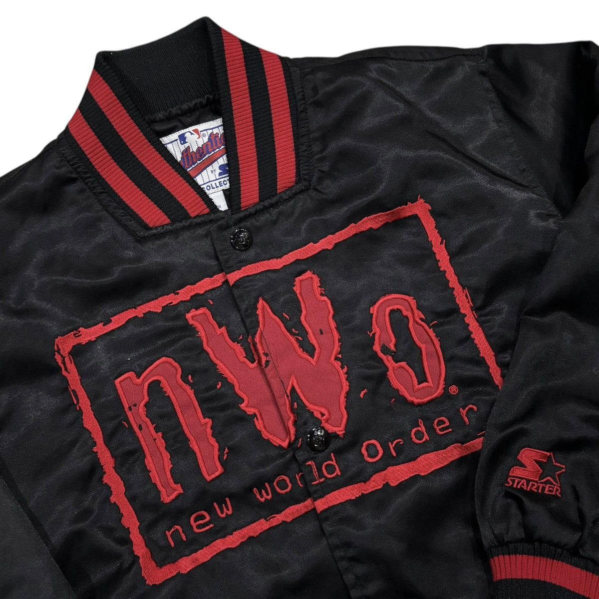 Starter Vintage Starter NWO Satin Varsity Jacket Embroidery Size US S / EU 44-46 / 1 - 5 Thumbnail