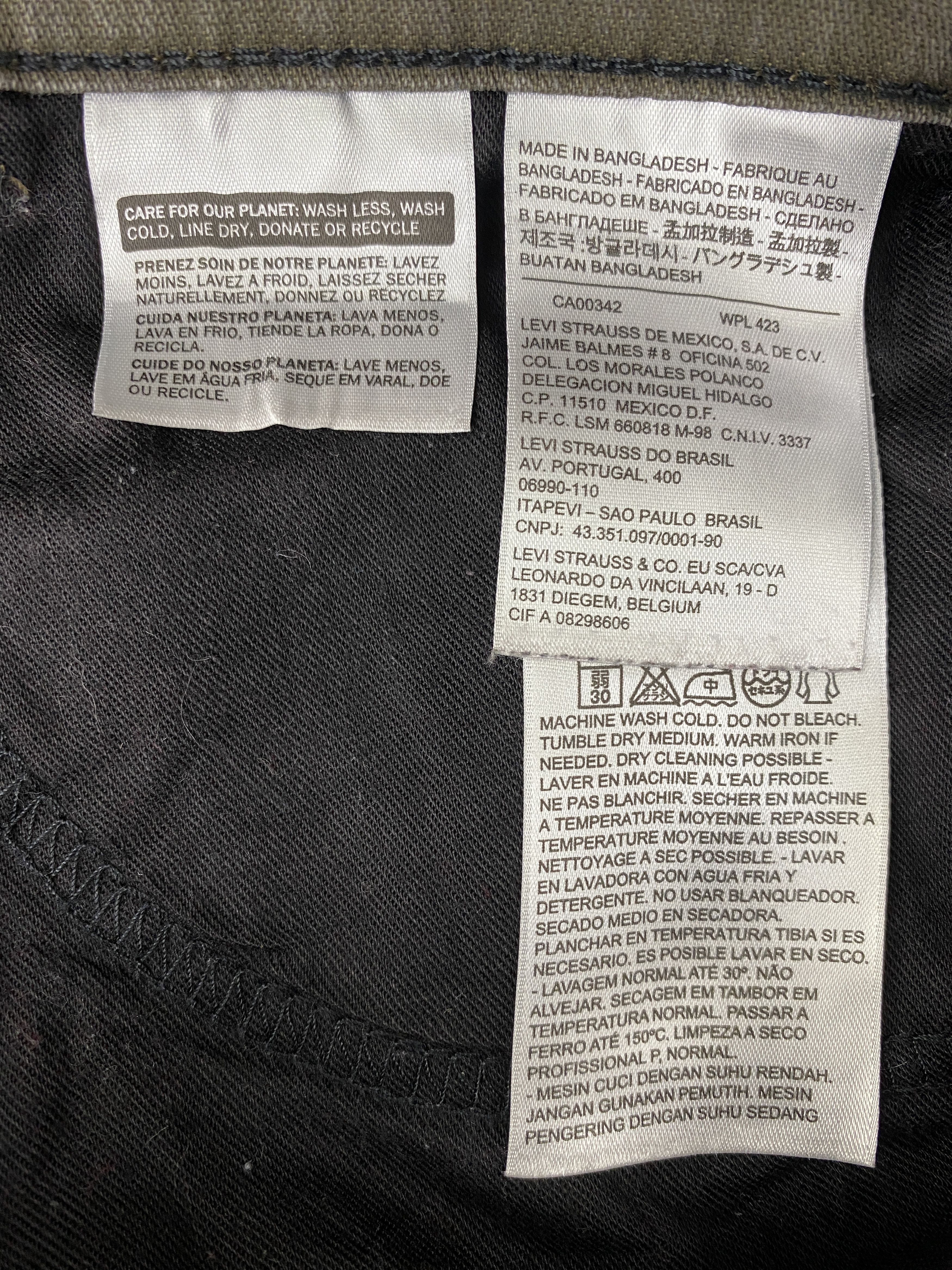 Levi's × Vintage Faded Black Vintage Levis 511 Jeans Size US 34 / EU 50 - 14 Thumbnail