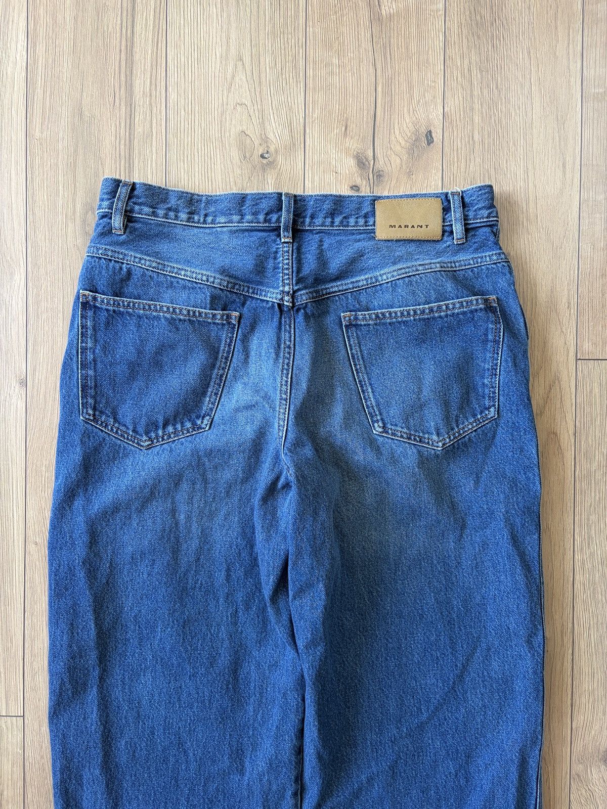 Isabel Marant MARANT Jorge Denim Wide Loose Fit Pants Size US 33 - 13 Thumbnail