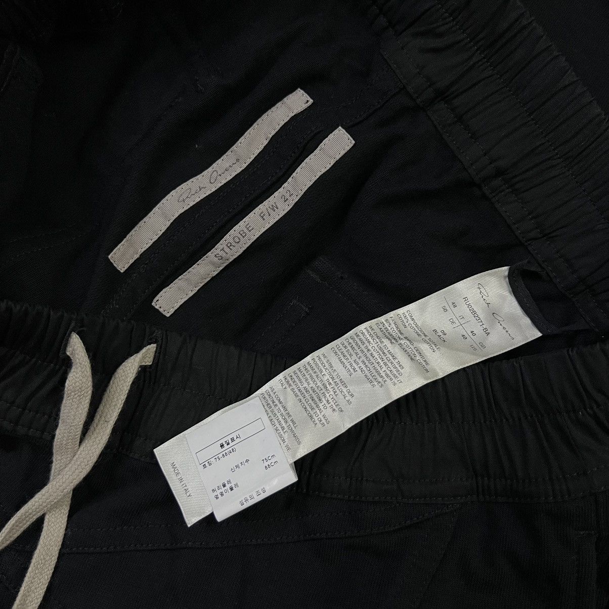 Rick Owens Rick Owens Strobe Penta F/W 22 Heavy Jersey Jogger Pants Size US 30 / EU 46 - 11 Thumbnail