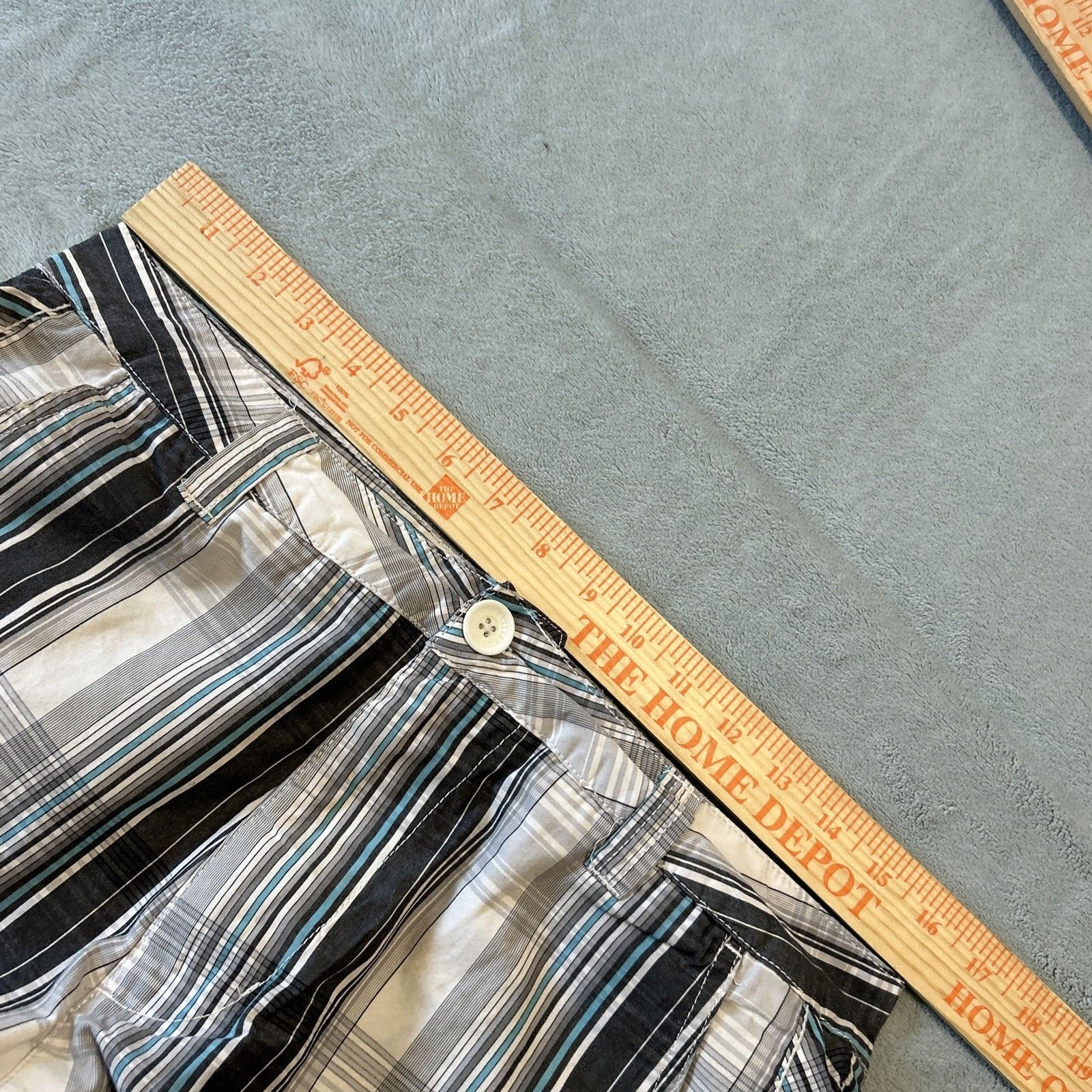 Anchor Blue Y2k 2000s Anchor Blue Plaid Shorts Men 32 90s Retro Hawaiian Size US 32 / EU 48 - 9 Thumbnail