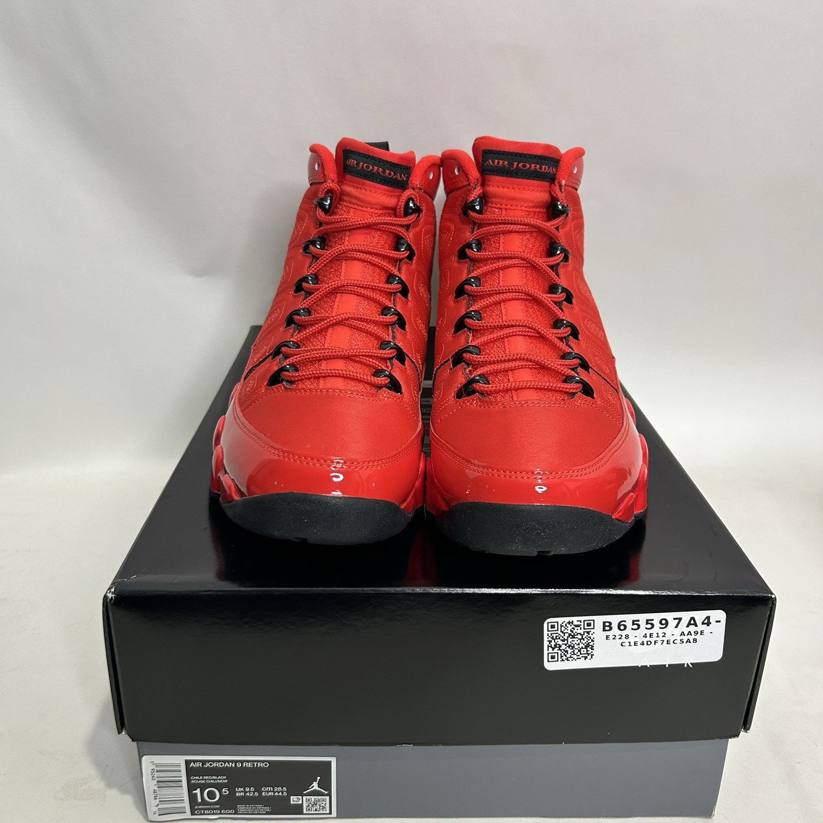 Jordan Brand Nike Air Jordan 9 Retro “Chile Red” Size US 10.5 / EU 43-44 - 2 Thumbnail