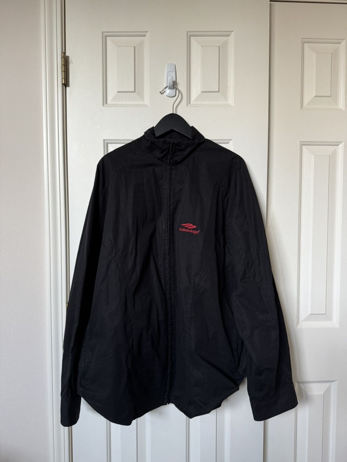 Balenciaga Balenciaga 3B Logo Track Suit Jacket in Black Size US L / EU 52-54 / 3 - 1 Thumbnail