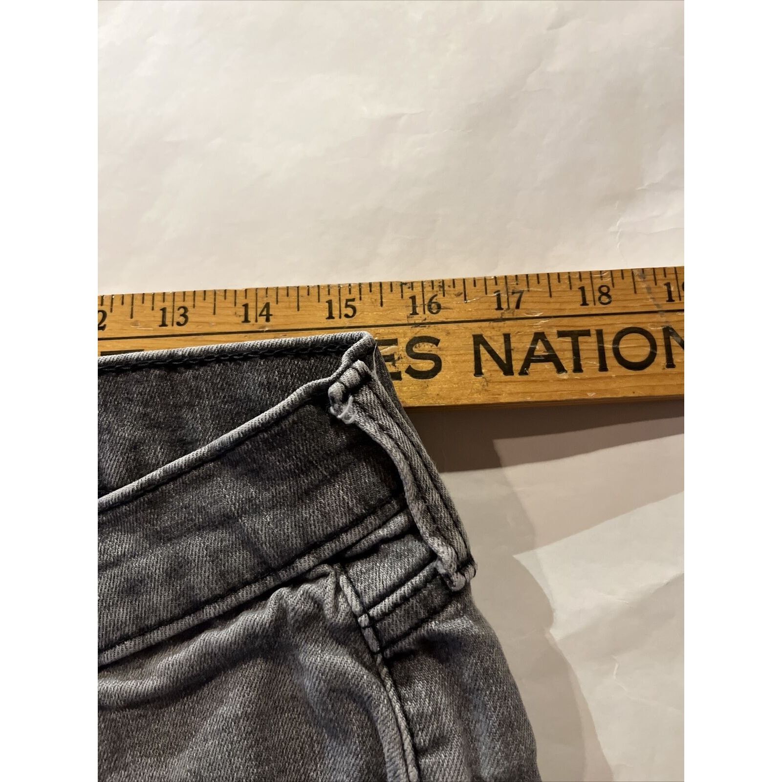 Levi's Levi's 514 Slim Straight Fit Jeans Mens 31x33 Ash Grey Denim Size US 31 - 4 Thumbnail