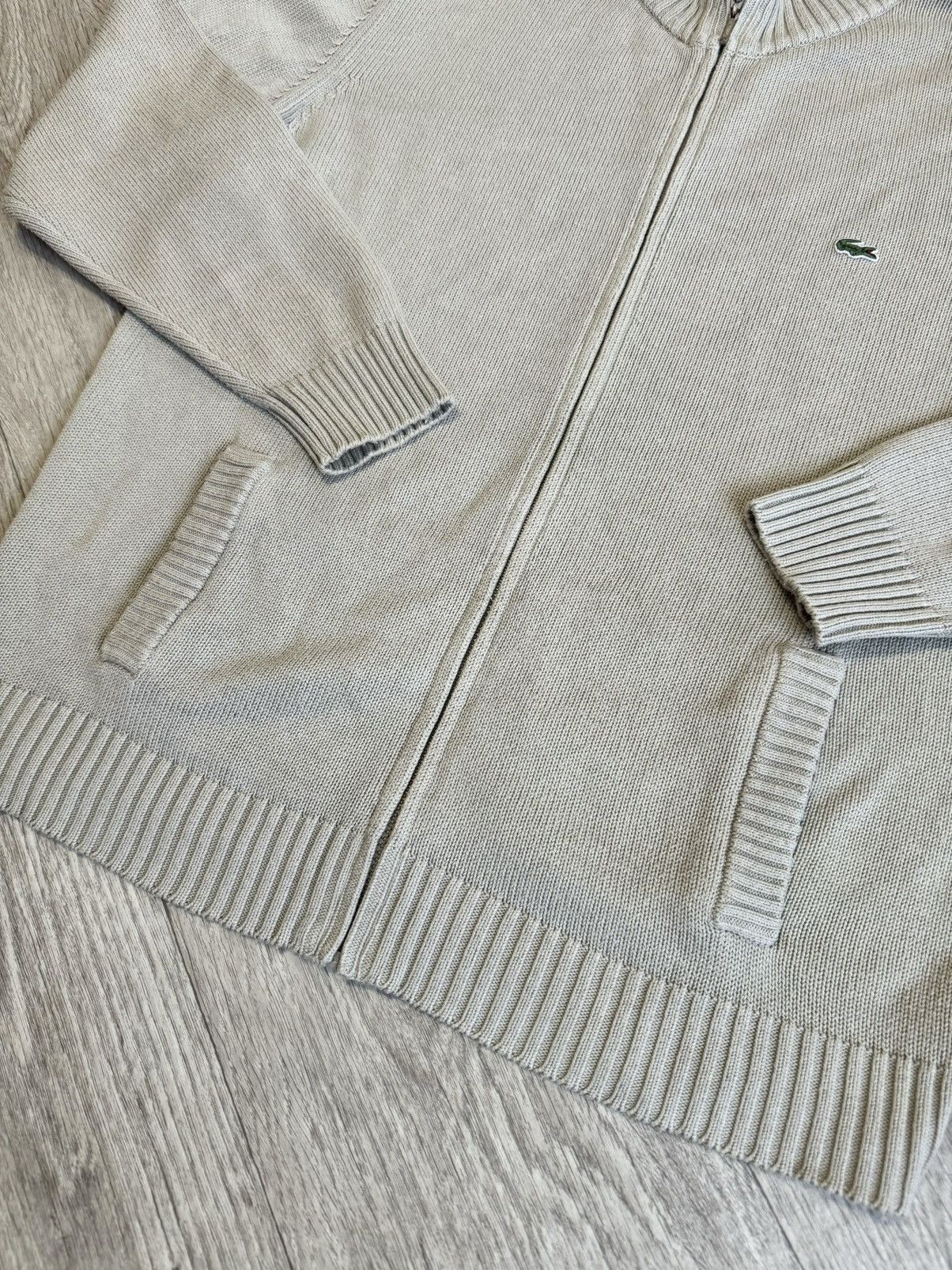 Lacoste 🔷Vintage Lacoste Zip Sweater 90s🔷 Size US L / EU 52-54 / 3 - 2 Thumbnail